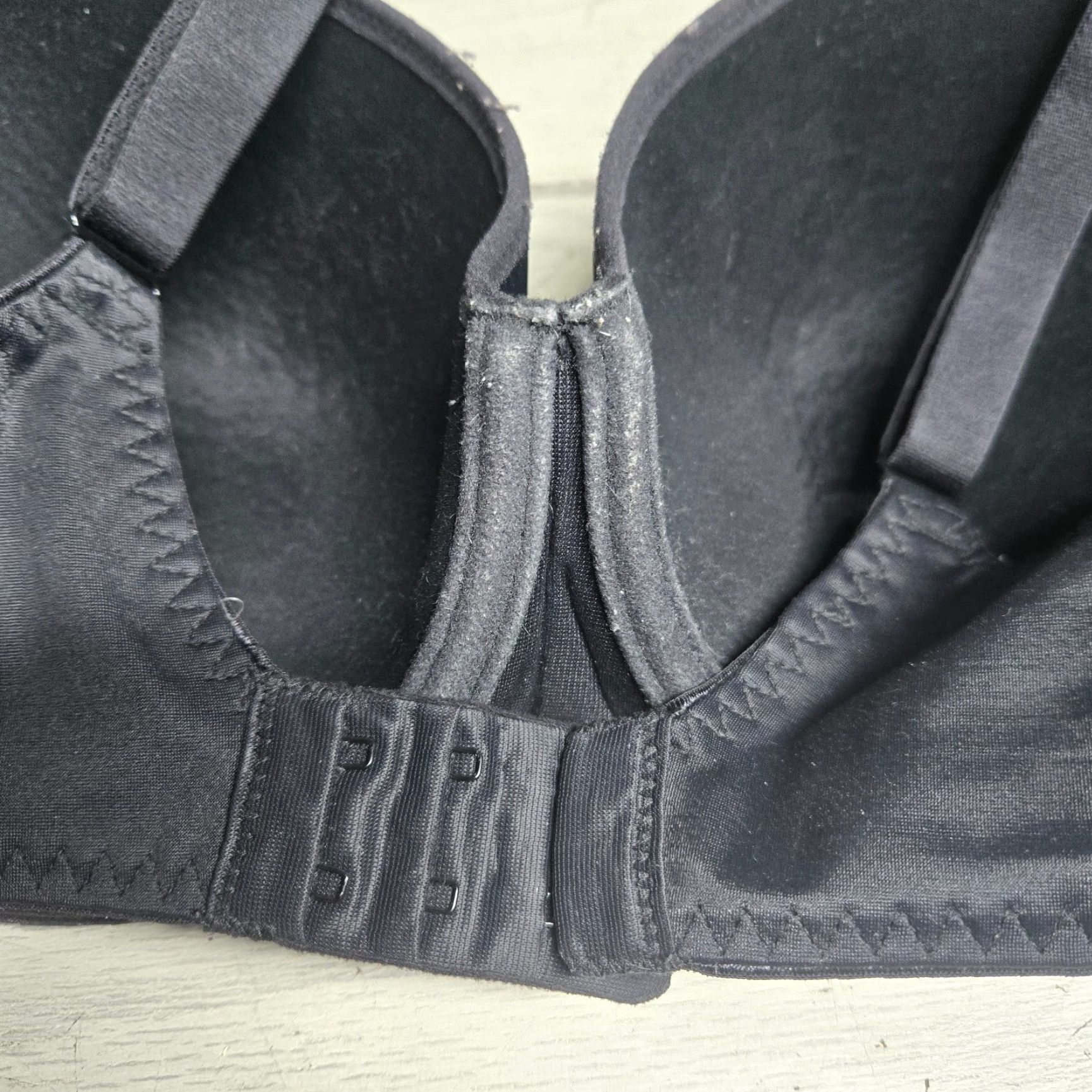 Vintage Fantasie Bra Black 34DD Underwire Full Coverage Lace 34 Underwired Womens Bra Size ONE SIZE - 4 Thumbnail