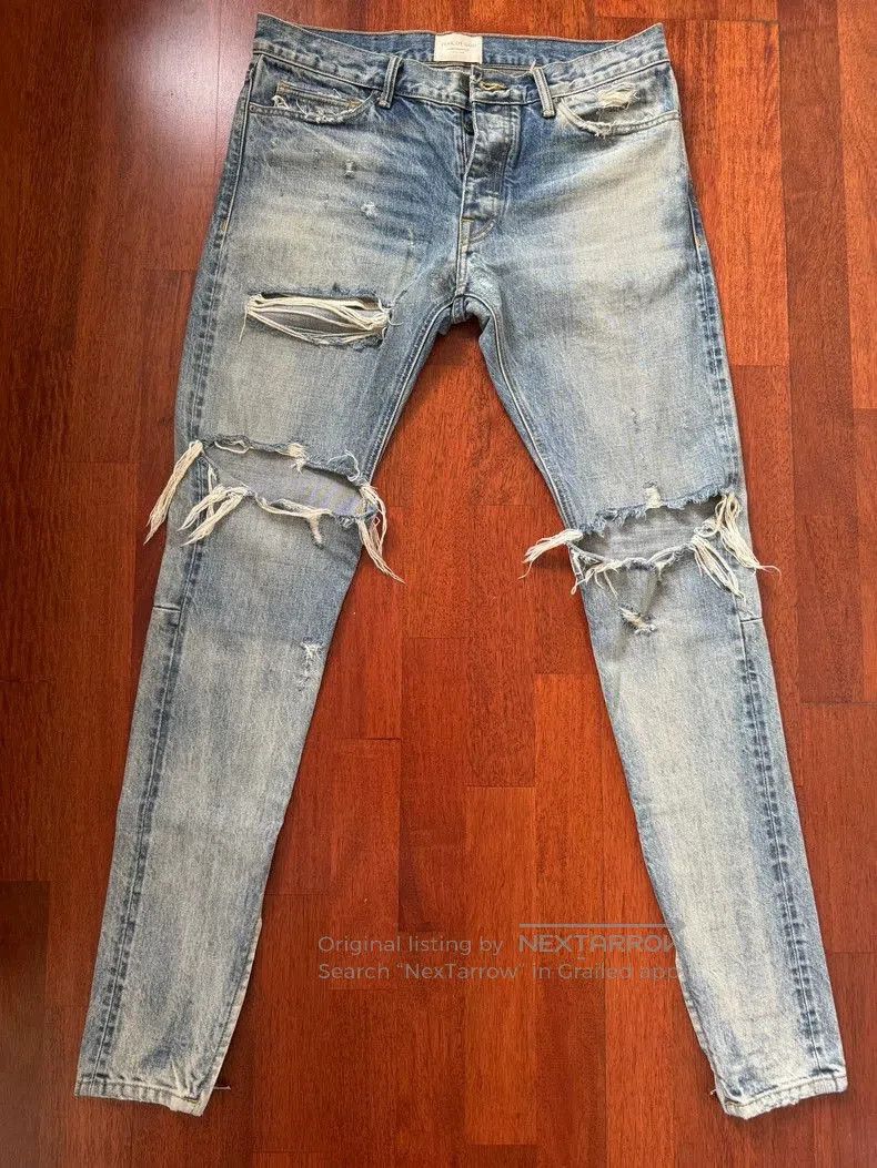 Fear of God Fear of God x Maxfield Limited Blue Jeans 2nd. Size US 32 / EU 48 - 1 Thumbnail