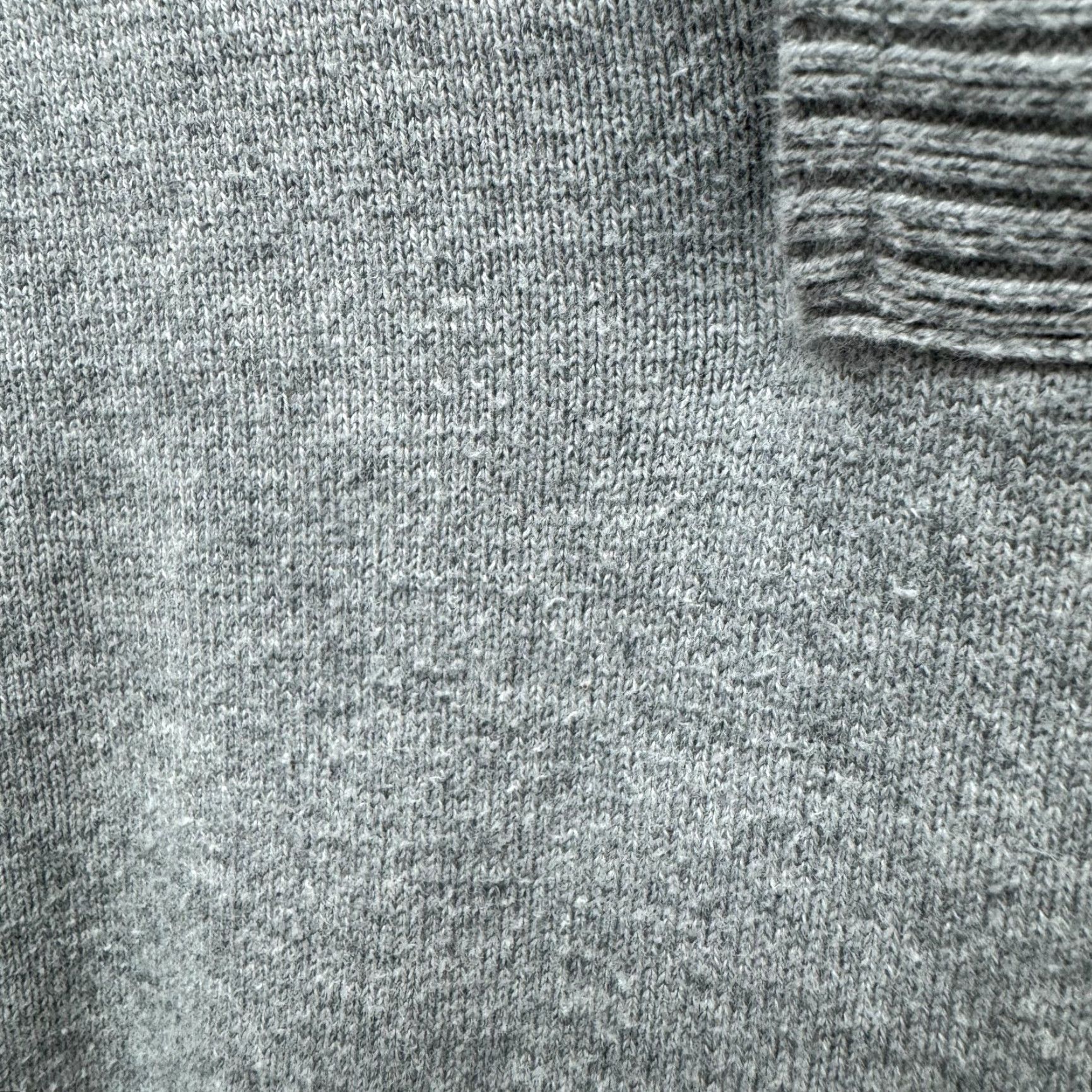 Banana Republic Banana Republic Sweater Mens Medium Grey Knit Mock Neck Snap Button Cotton Size US M / EU 48-50 / 2 - 5 Thumbnail