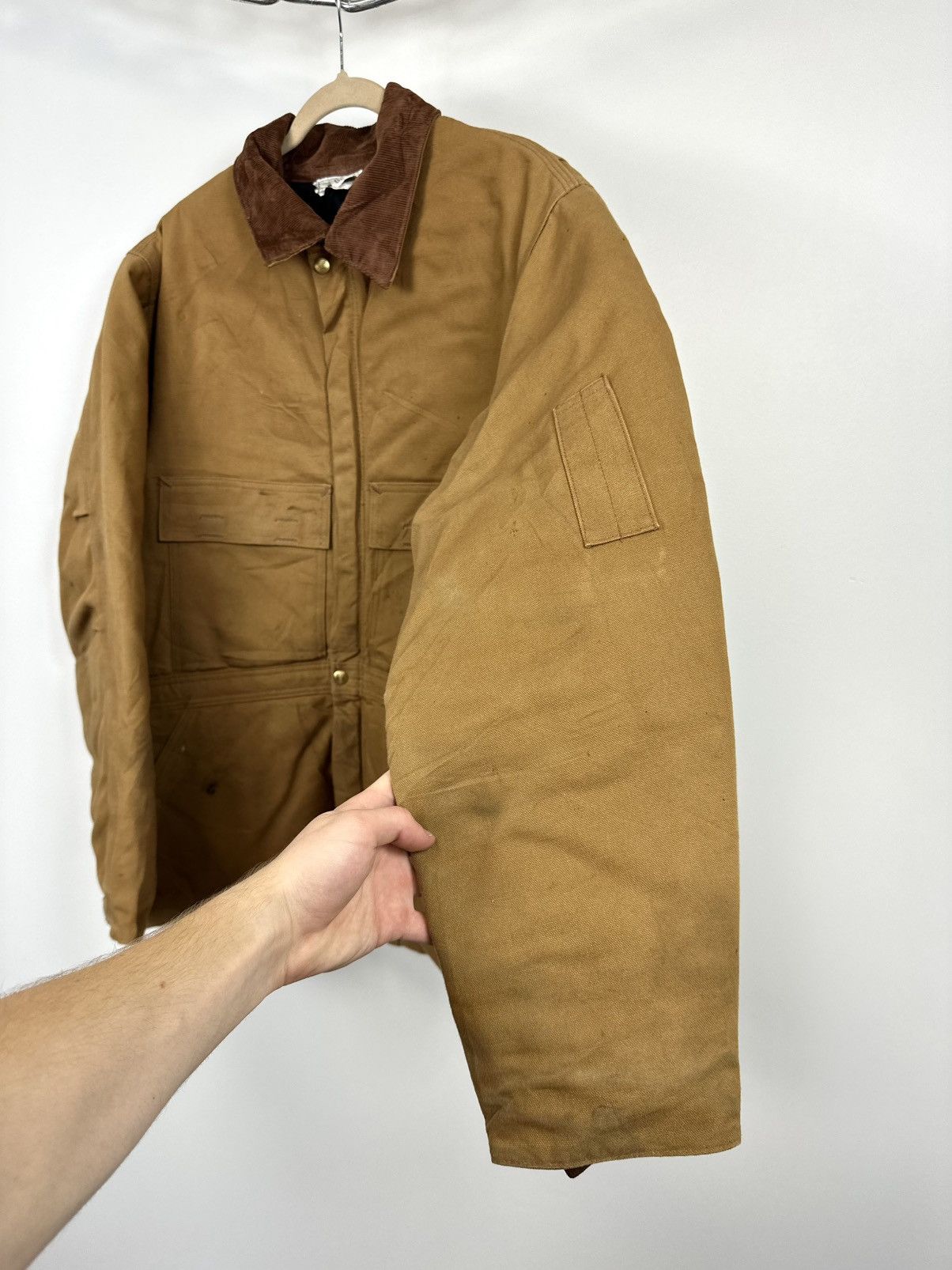 Carhartt Vintage 90s Carhartt USA Lined Utility Arctic Detroit Jacket Size US L / EU 52-54 / 3 - 10 Thumbnail