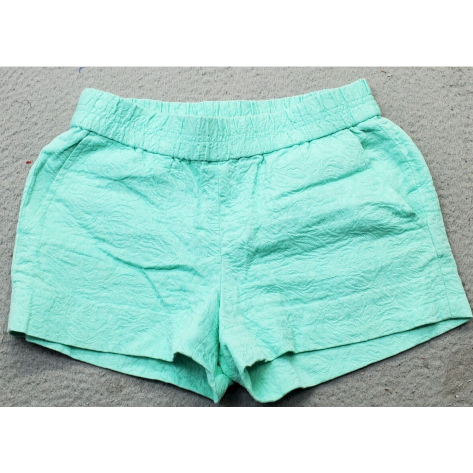 J.Crew J.CREW Shorts Womens Size 00 Blue Stretch 4" Inseam Mid Rise Regular Fit Pull On Size 24" / US 00 / IT 34 - 2 Thumbnail