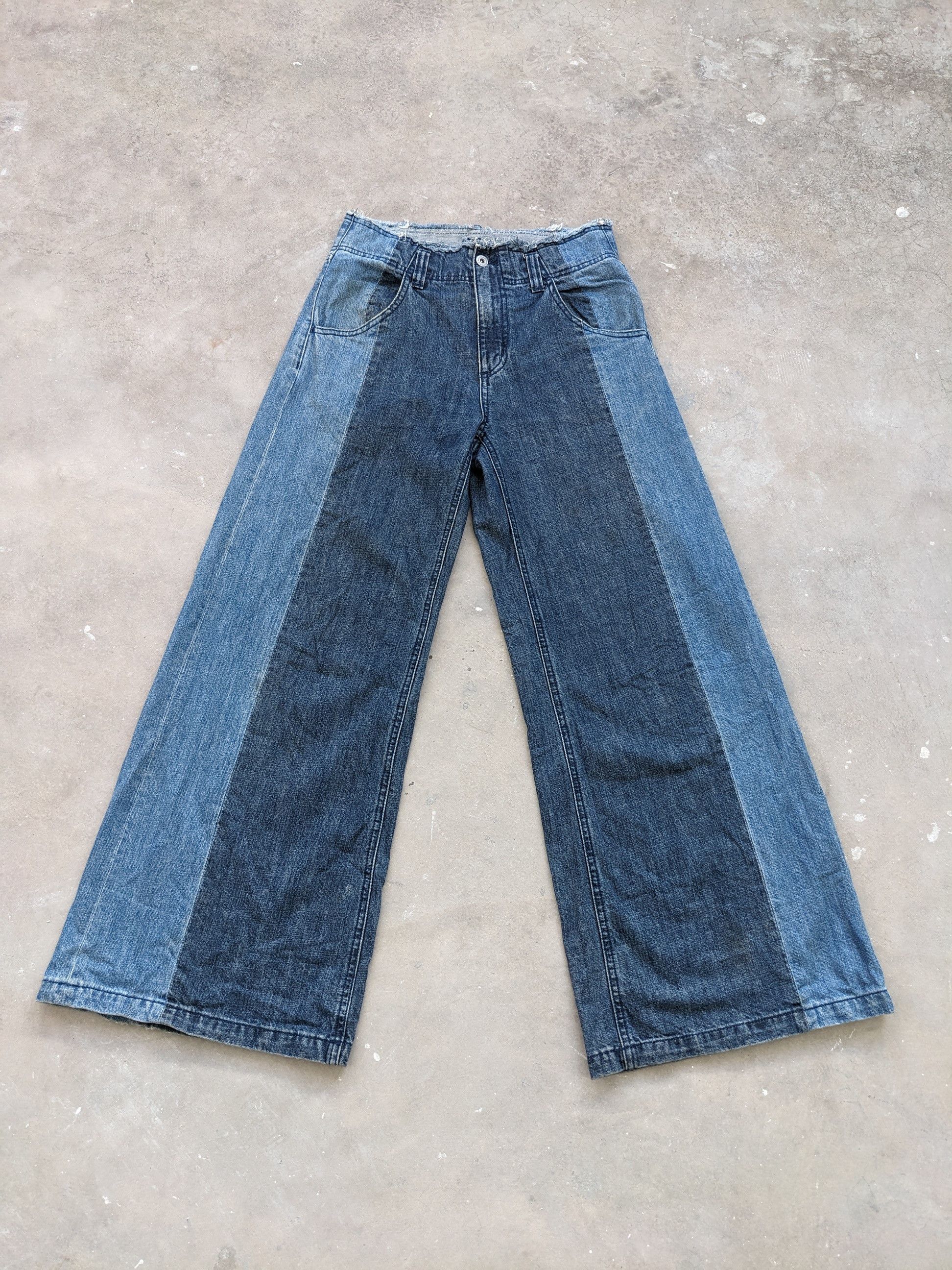 Japanese Brand × Vintage Vintage Baggy Jeans Custom Made by Natural Beauty Basic Size 28" / US 6 / IT 42 - 1 Thumbnail