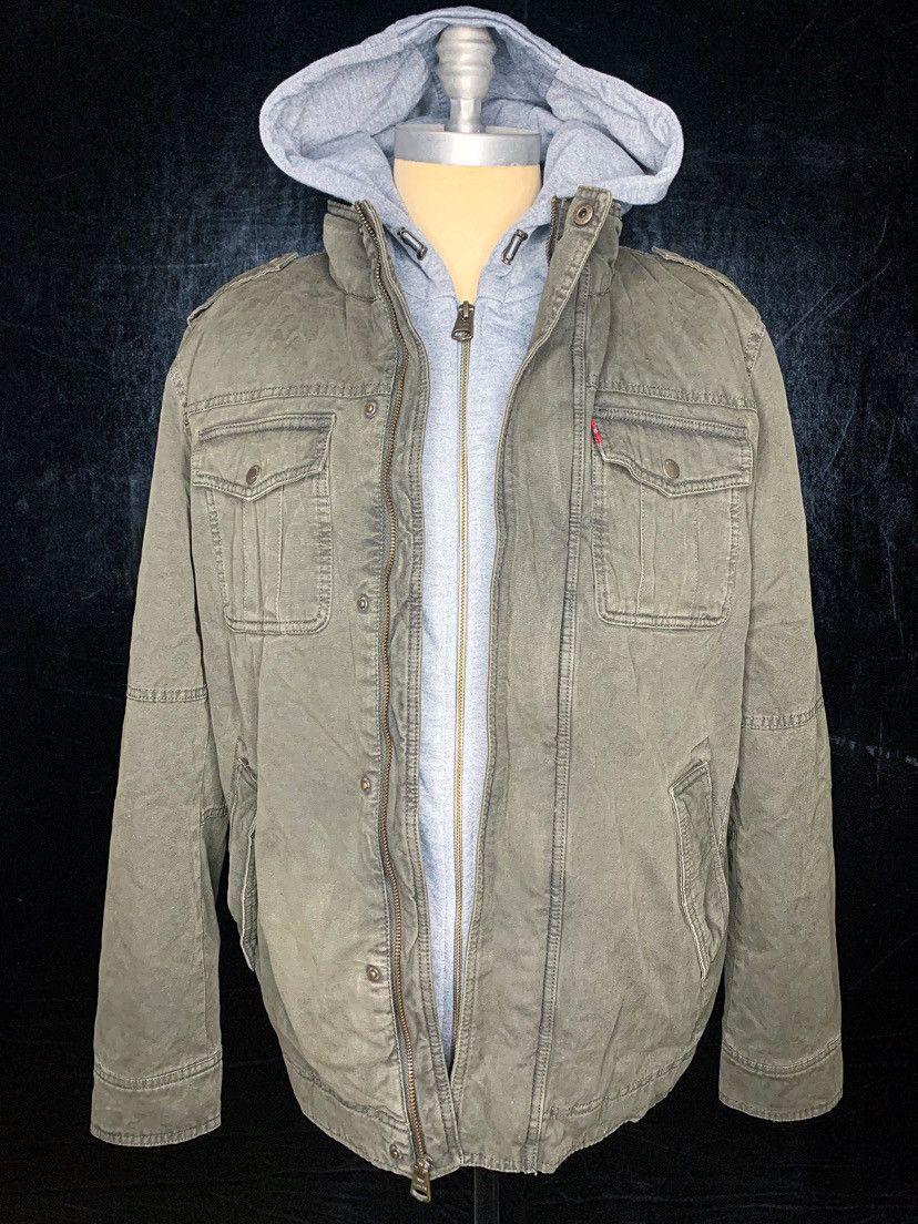 Levi's Levi’s Hooded Jacket Size US L / EU 52-54 / 3 - 1 Thumbnail