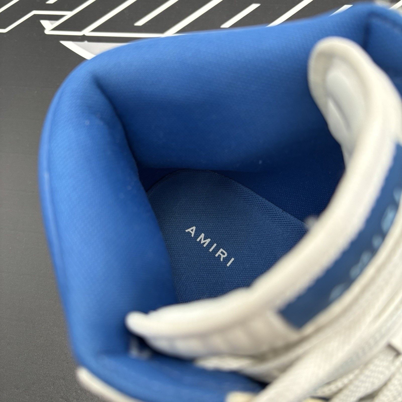 Amiri Amiri Skel High Top ' White Blue ' | GOOD CONDITION! Size US 10 / EU 43 - 7 Thumbnail