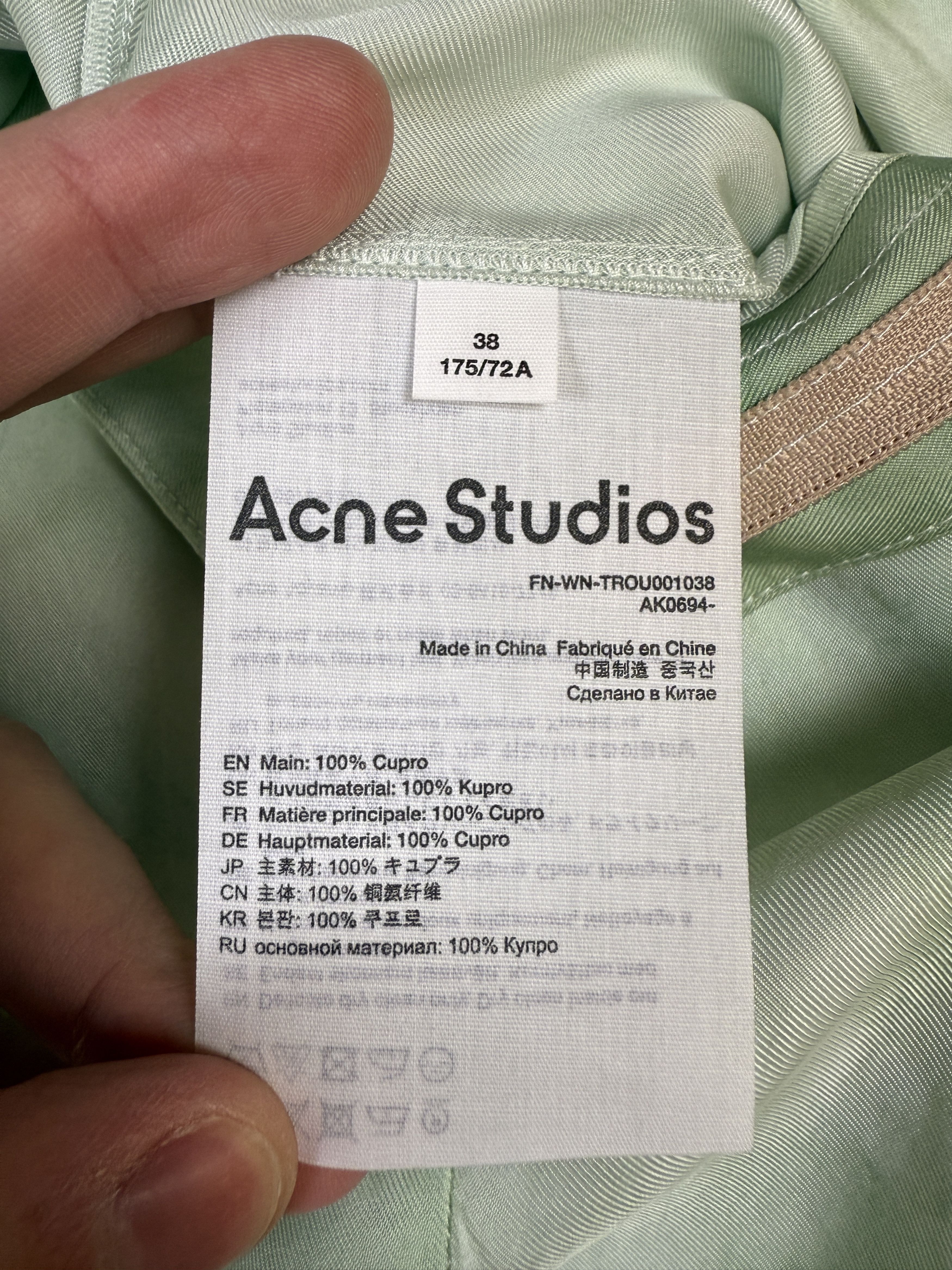 Acne Studios $560 Acne Studios Mid-rise Flared Pants Size 29" - 10 Thumbnail