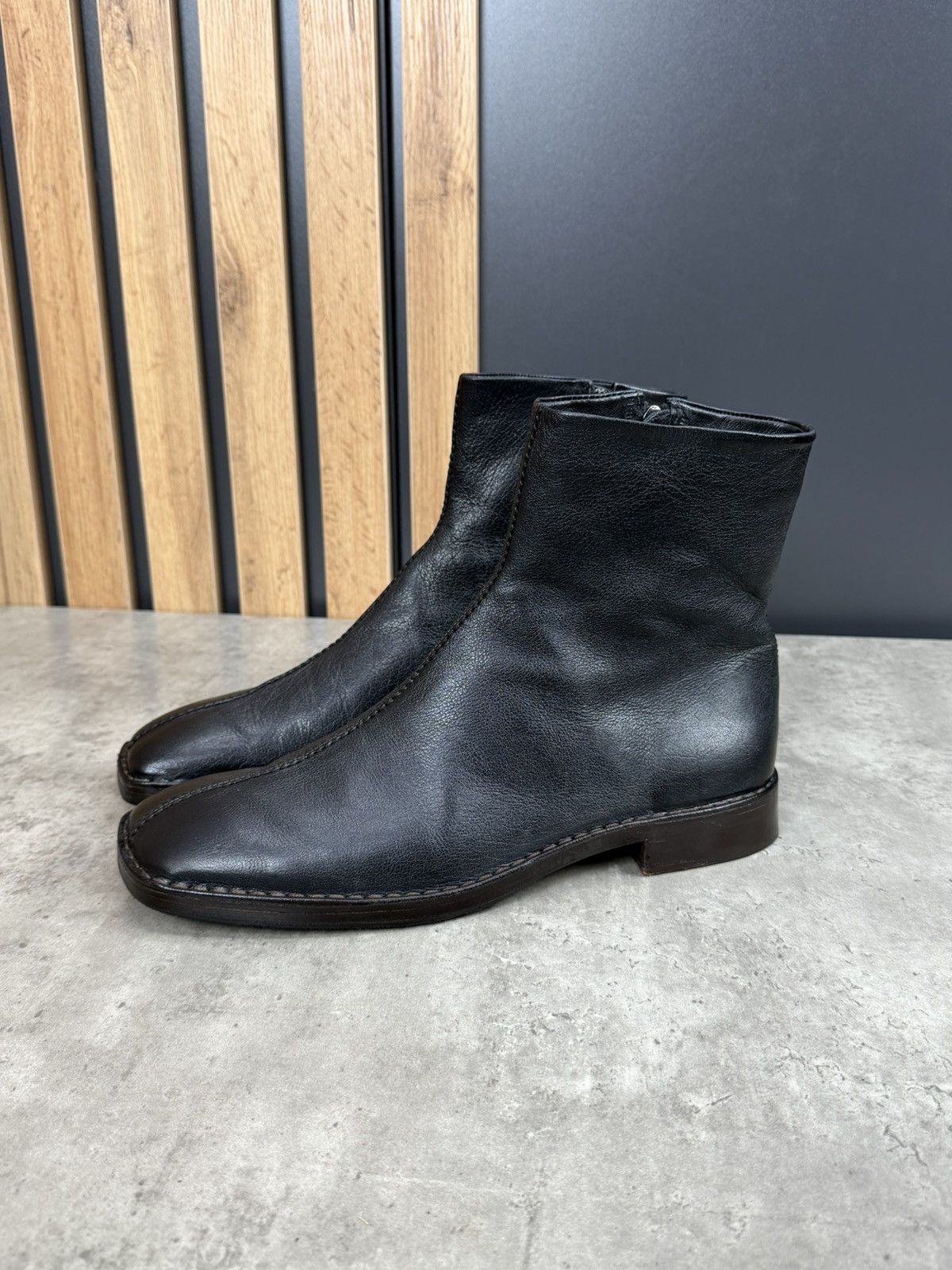 Lemaire Lemaire Piped Zipped Boots Size 44 Size US 11 / EU 44 - 2 Thumbnail