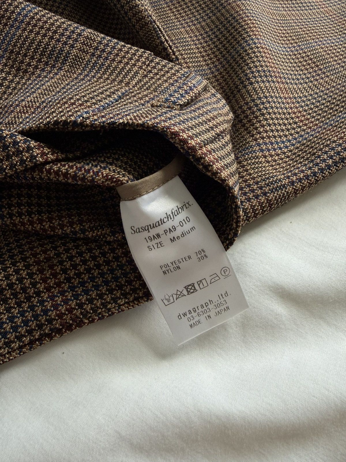 Sasquatchfabrix Sasquatchfabrix 19AW Houndstooth Trousers Size US 30 / EU 46 - 5 Thumbnail