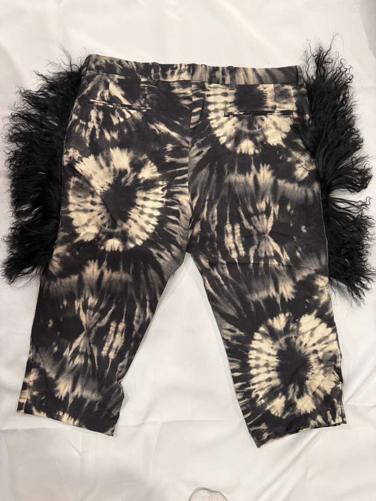Other Custom-made Pants with Real Mongolian Fur Size US 32 / EU 48 - 6 Thumbnail