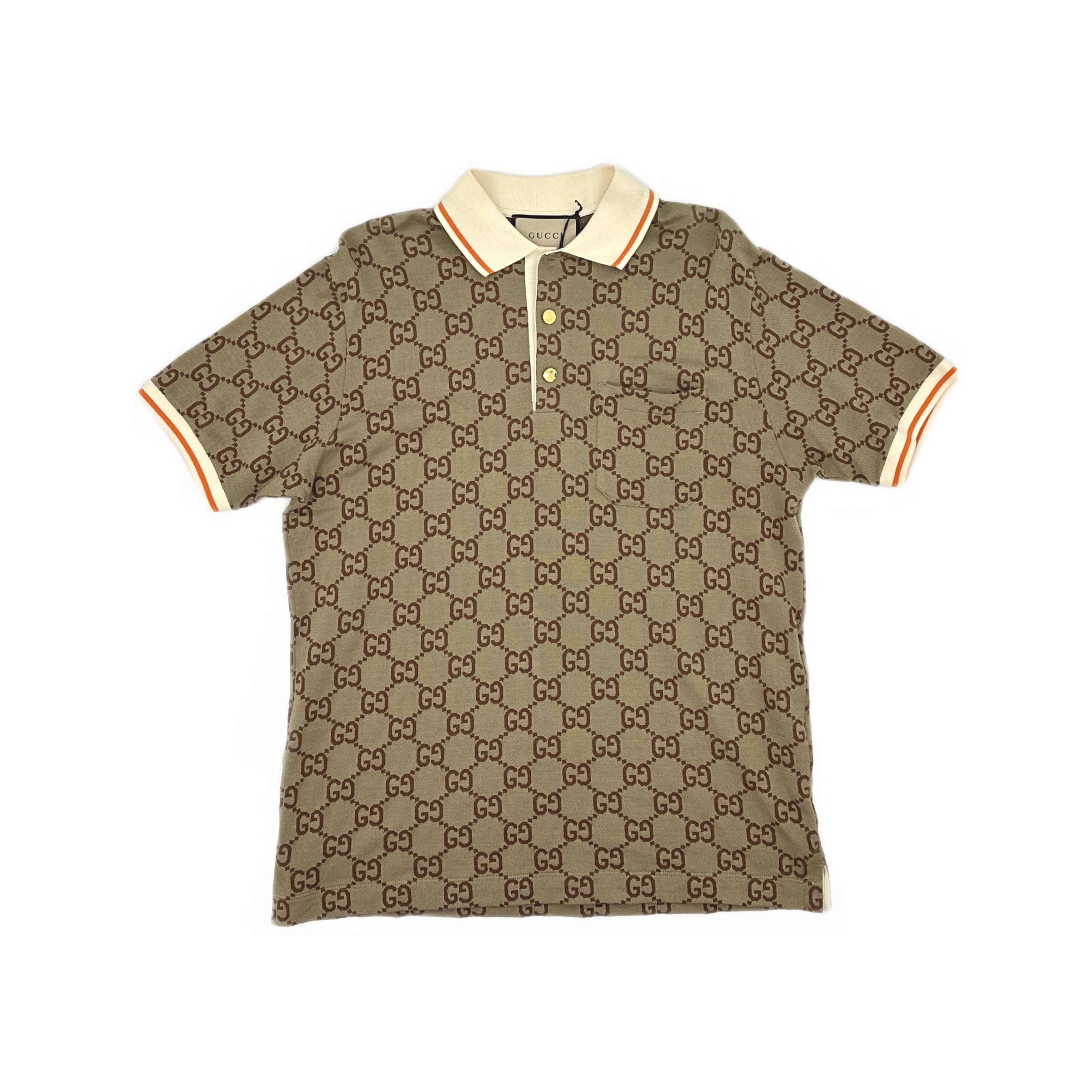 Gucci Gucci Navy GG Monogram Polo Shirt Size M | Grailed