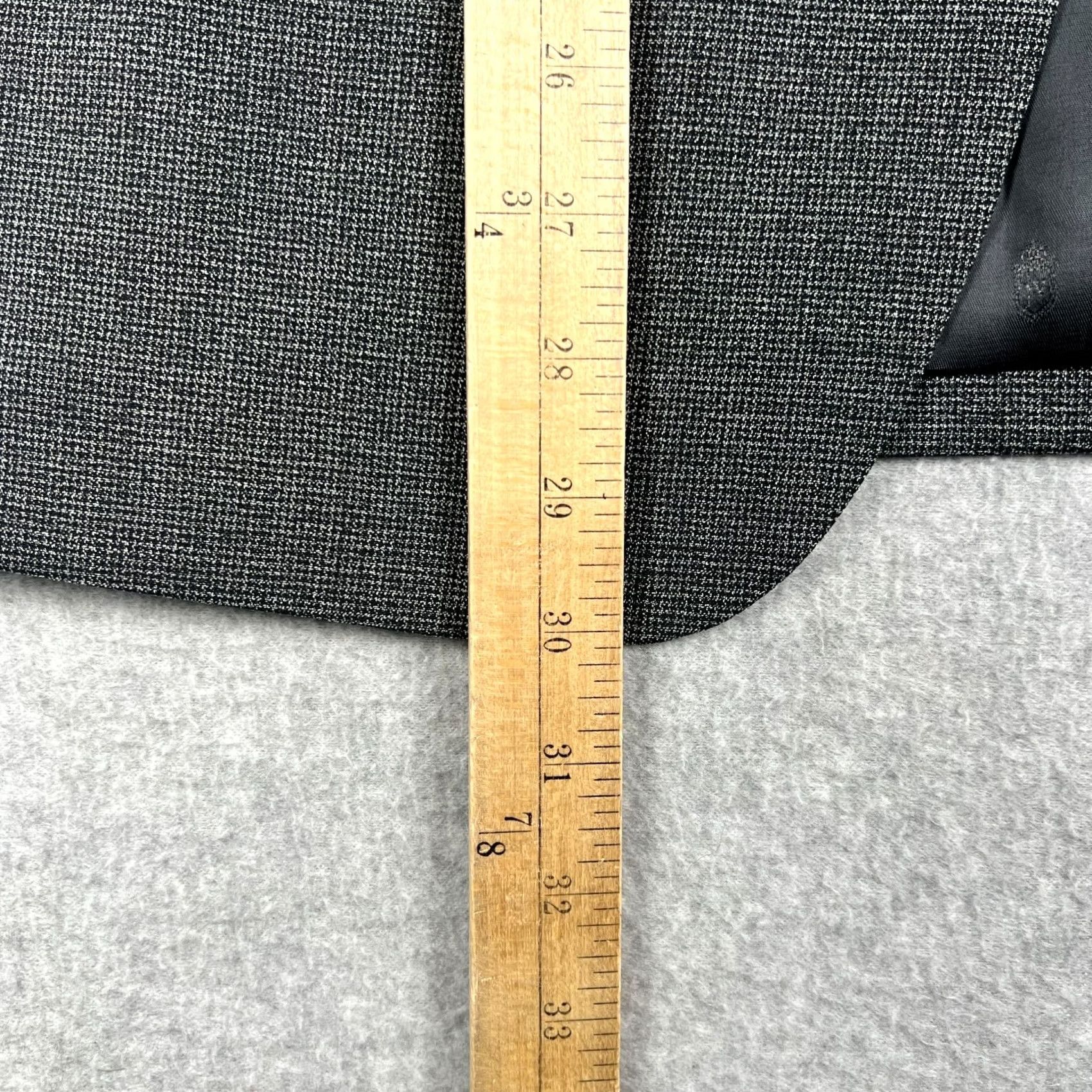 John Varvatos John Varvatos Suit Coat Blazer Pants Set 38R Mens 31x31 Grey Wool Size 38R - 7 Thumbnail