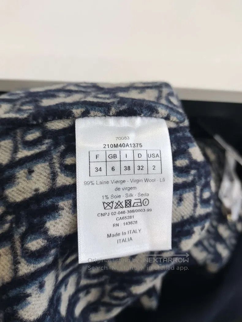 Dior Dior Full-printed wool vest in the old flower Size XXS / US 00 / IT 34 - 4 Thumbnail