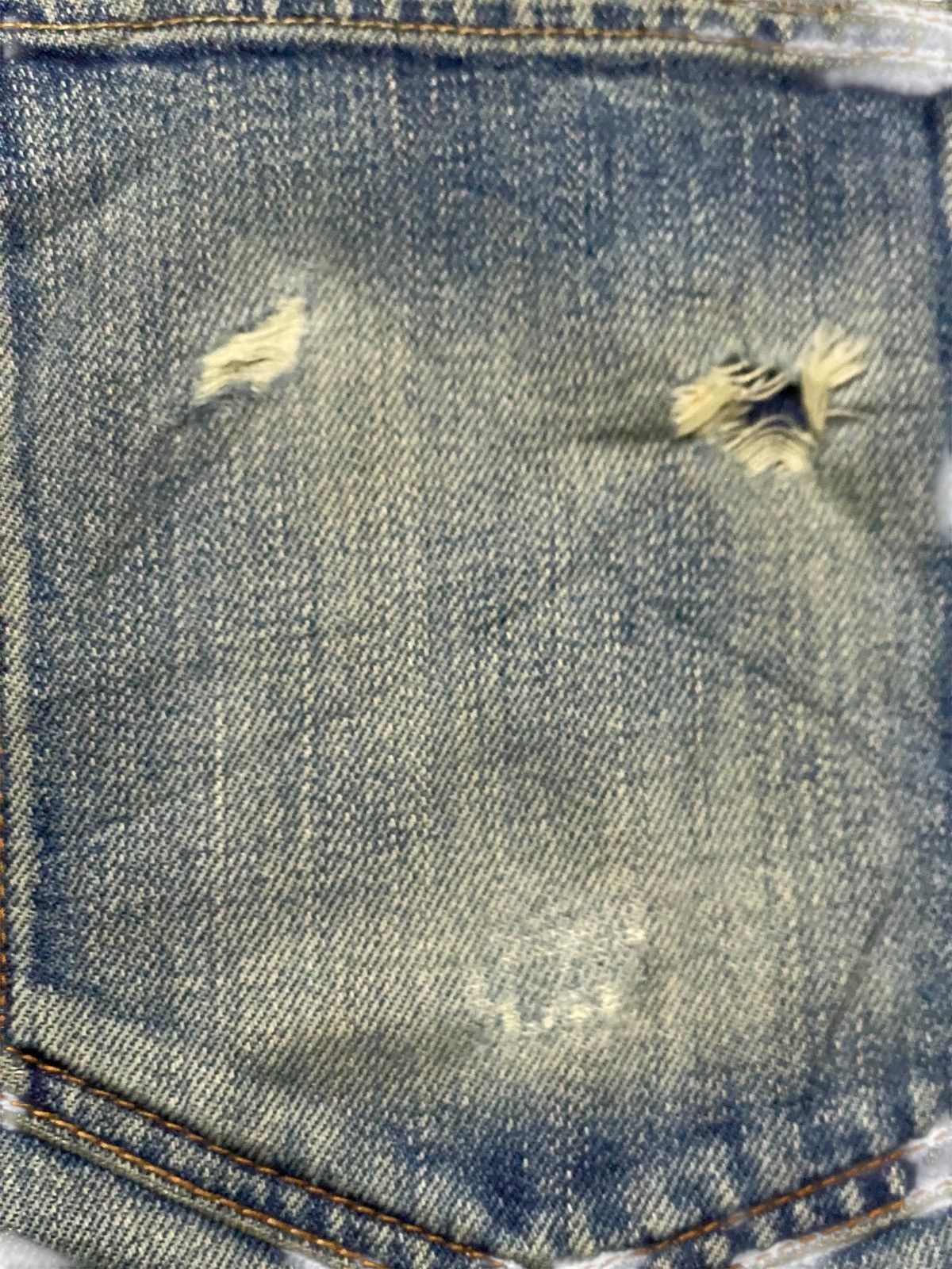 Vintage Vintage Gu Jeans Mud Wash Distressed Loose Jeans Size US 36 / EU 52 - 13 Thumbnail