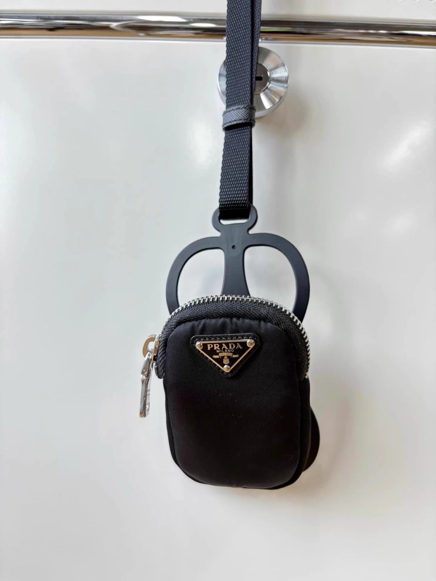 Prada Prada Black Rubber Phone & Earbud Case 99 New Size ONE SIZE - 4 Thumbnail