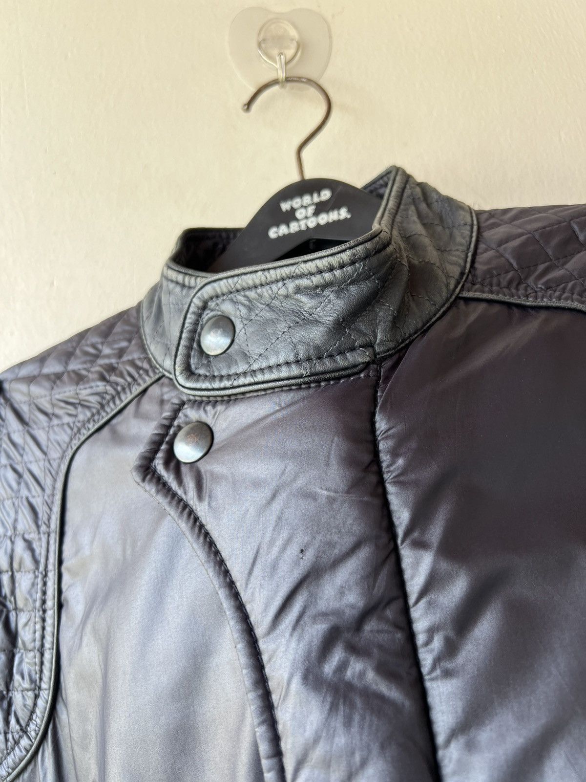 Dolce & Gabbana Vintage 2000s Dolce & Gabbana Fade Patina Cafe Racer Jacket Size US M / EU 48-50 / 2 - 14 Thumbnail
