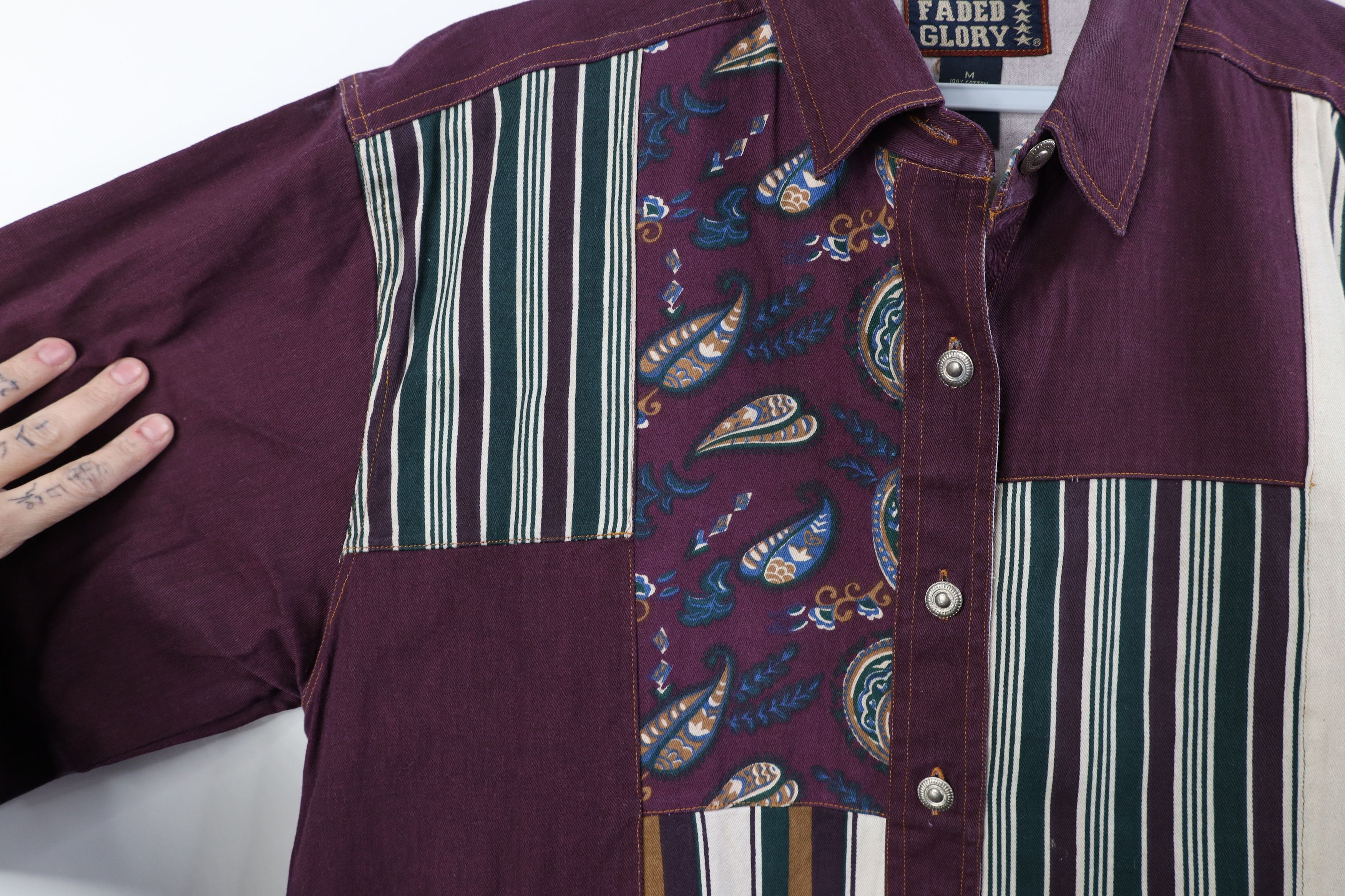 Vintage Vintage 90s Rockabilly Western Cowgirl Rodeo Button Shirt Size M / US 6-8 / IT 42-44 - 5 Thumbnail