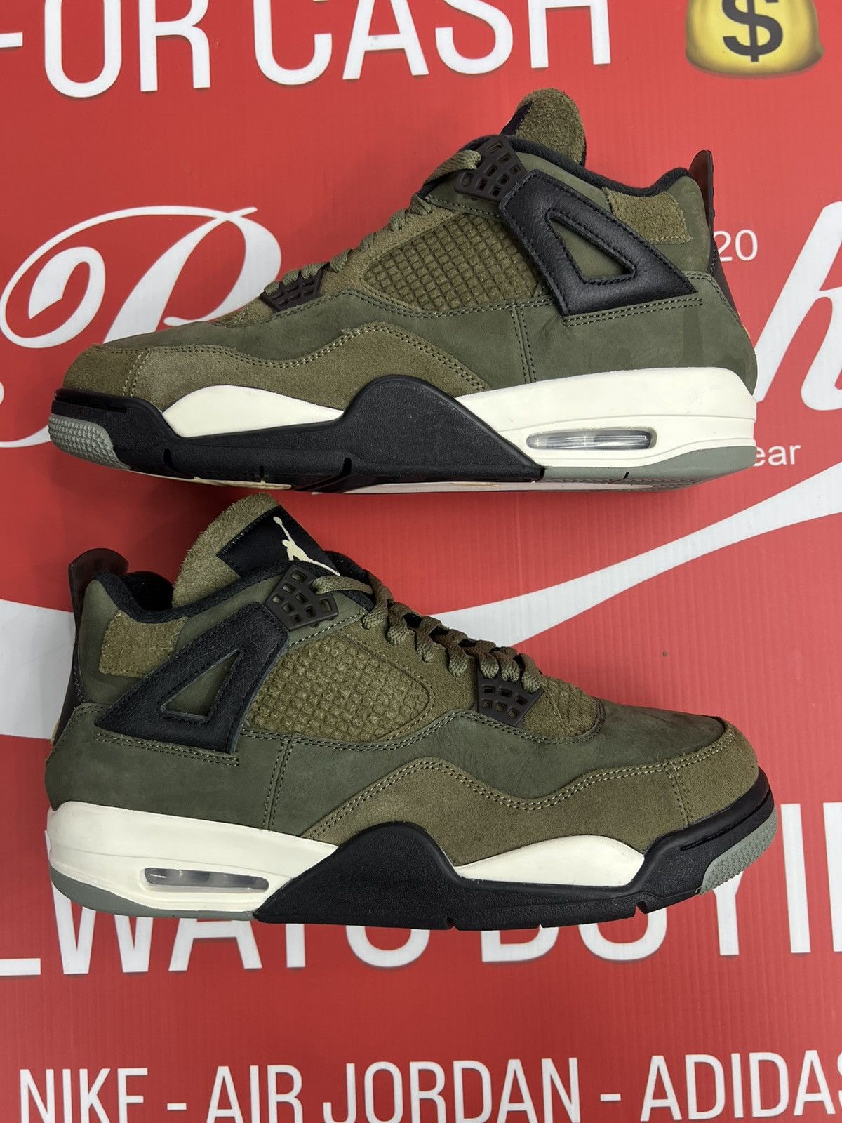 Jordan Brand Air Jordan 4 Craft Olive Size 12 Size US 12 / EU 45 - 2 Thumbnail