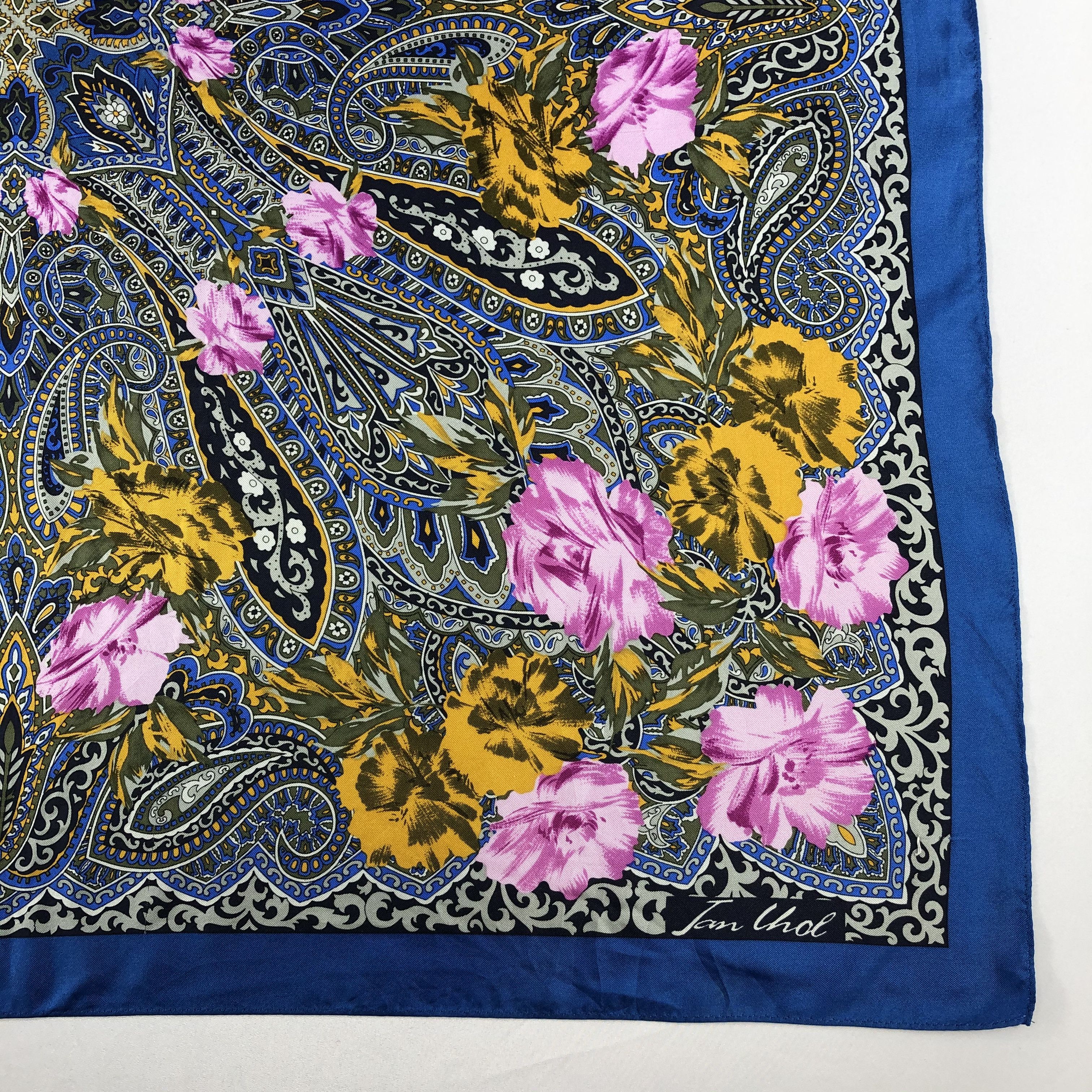 Vintage Vintage Silk Scarf Size ONE SIZE - 4 Thumbnail