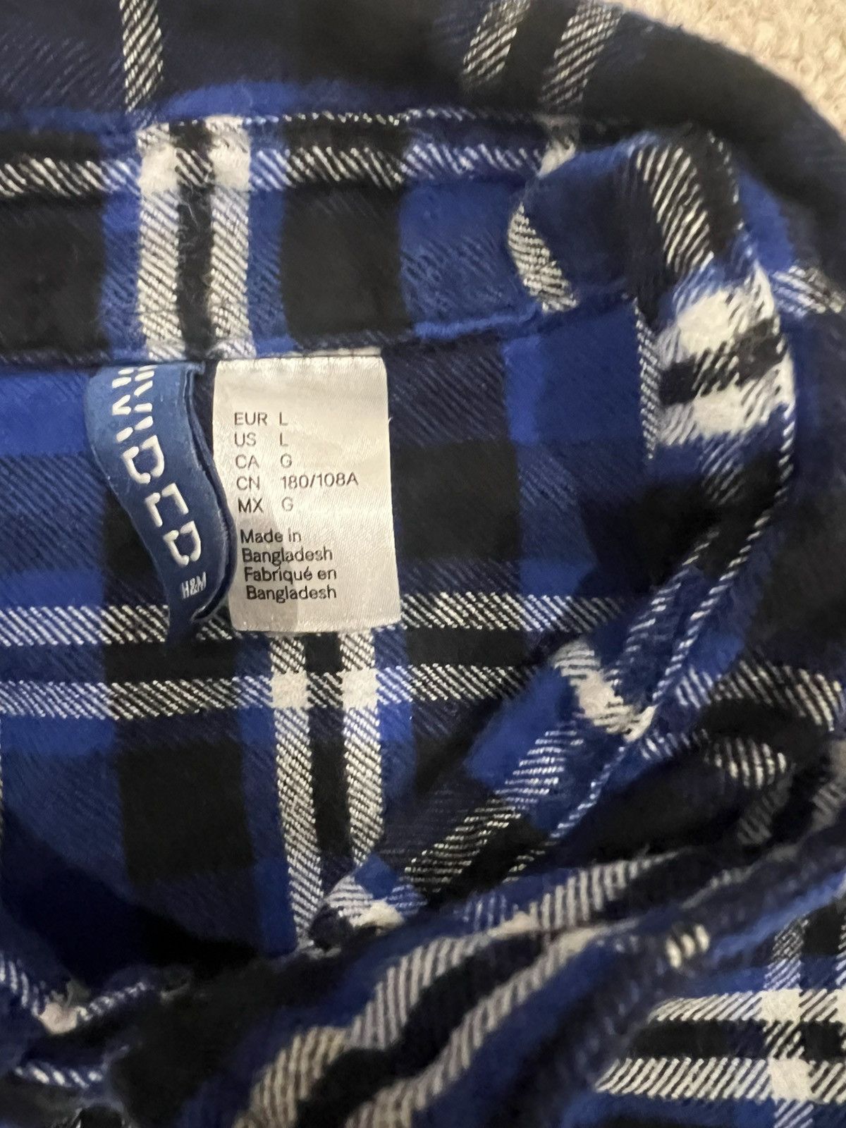 H&M H&M Flannel Size US L / EU 52-54 / 3 - 3 Thumbnail