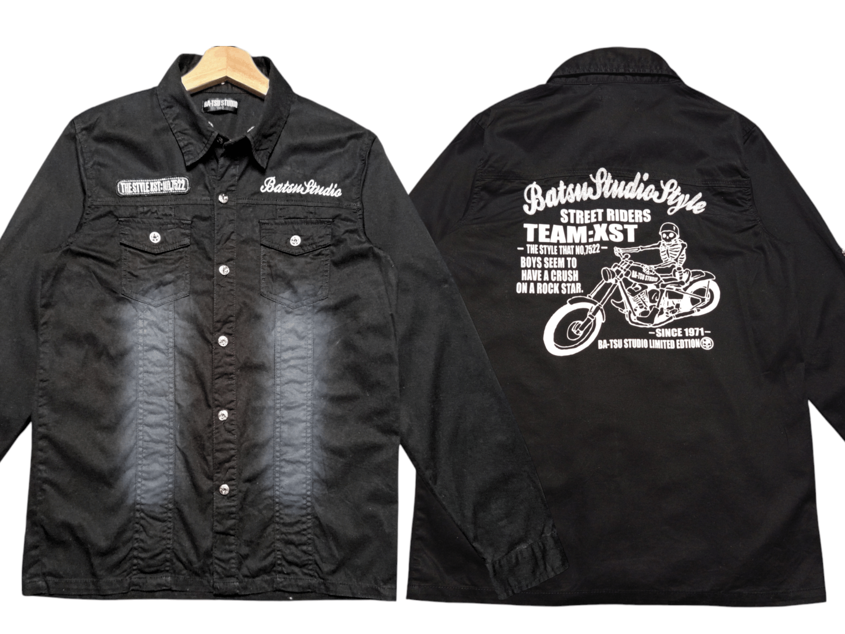 Acne Studios × Starter Vintage Batsu Studio Embroidery Shirt Buttop Up Size US S / EU 44-46 / 1 - 2 Thumbnail
