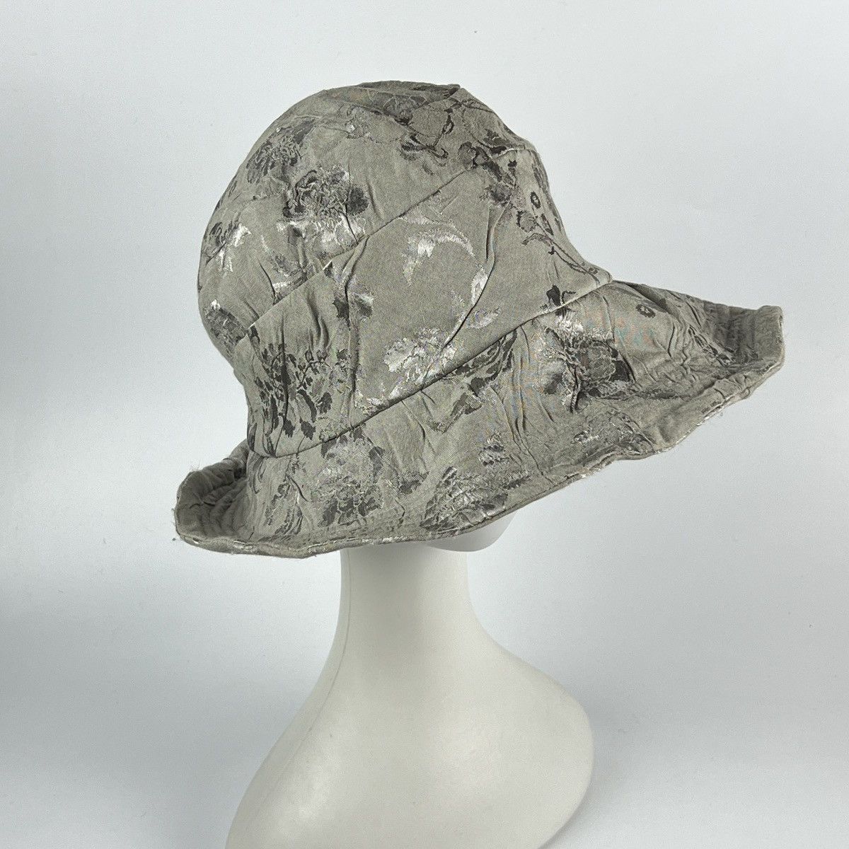 Japanese Brand Maxim Kobe Tokyo Gray Bucket Hat Size 57-58 cm Size ONE SIZE - 4 Thumbnail
