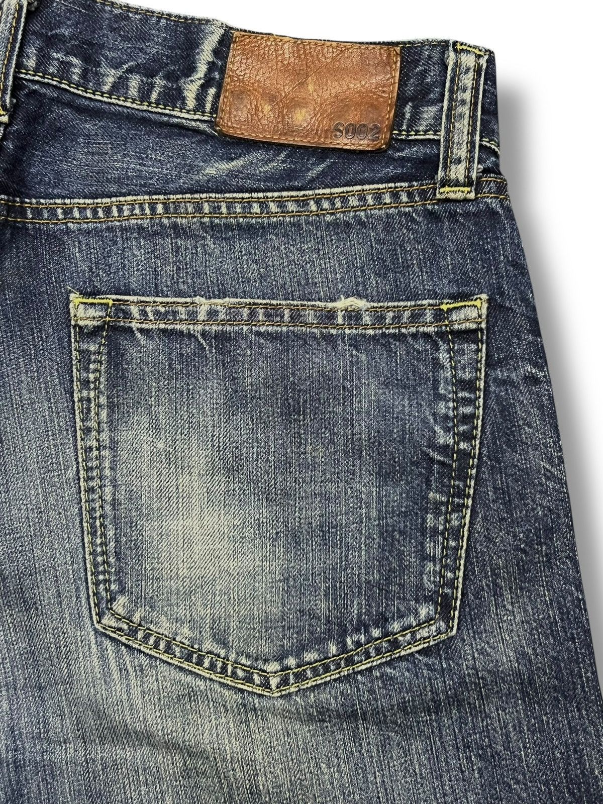 Uniqlo Vintage Uniqlo UJ S002 Japan - Faded Mud Wash Jeans Size US 33 - 8 Thumbnail