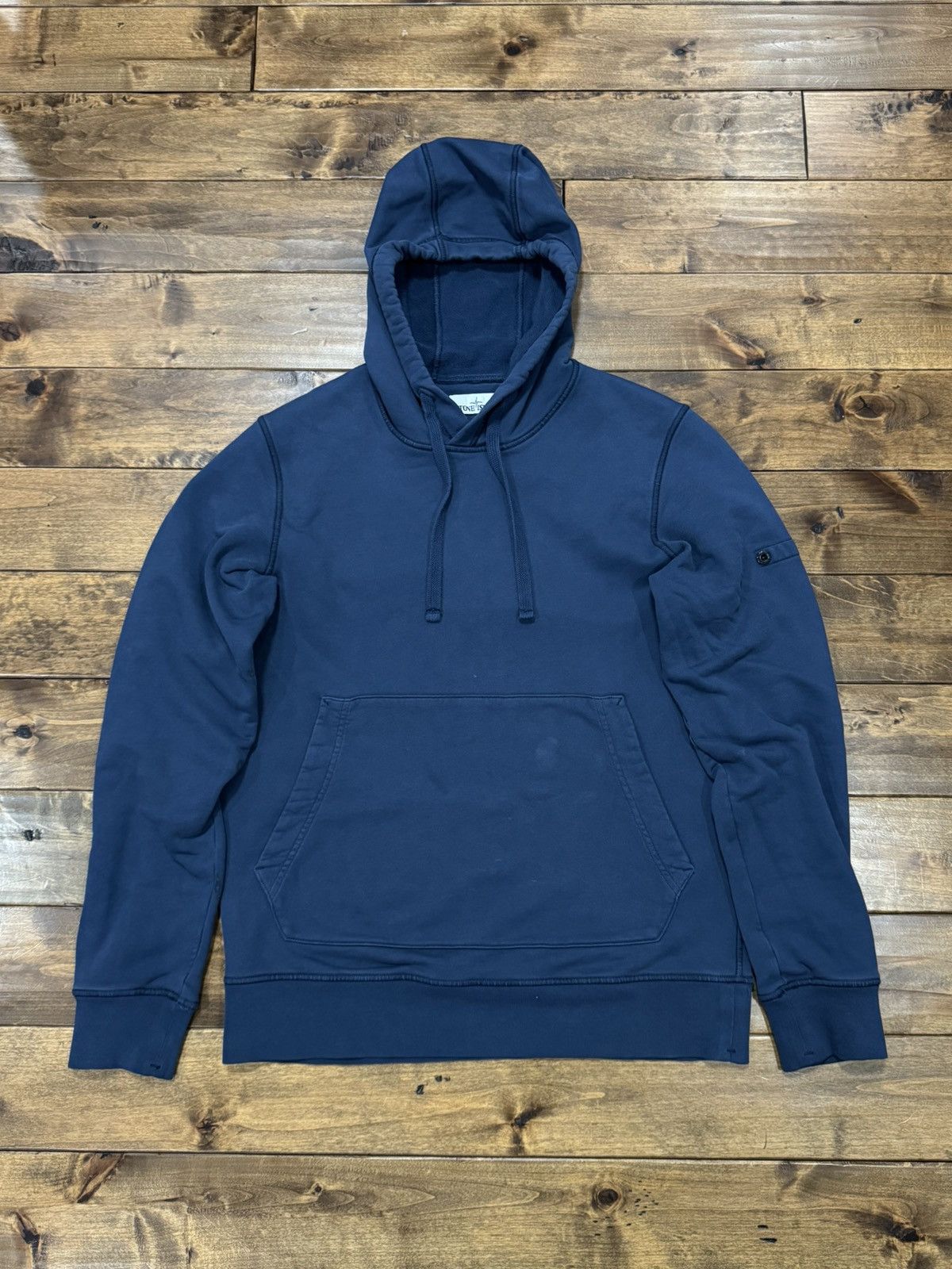 Stone Island Stone Island Navy Pullover Hoodie Size M Size US M / EU 48-50 / 2 - 1 Thumbnail