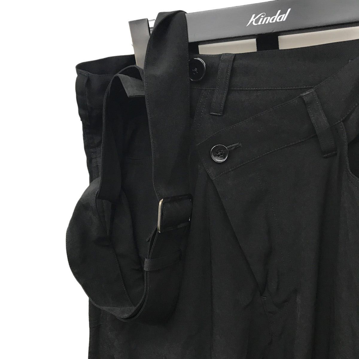 Ground Y GroundY 23SS PANTS One-shoulder suspender pants GI-P08-500 Size US 31 - 4 Thumbnail