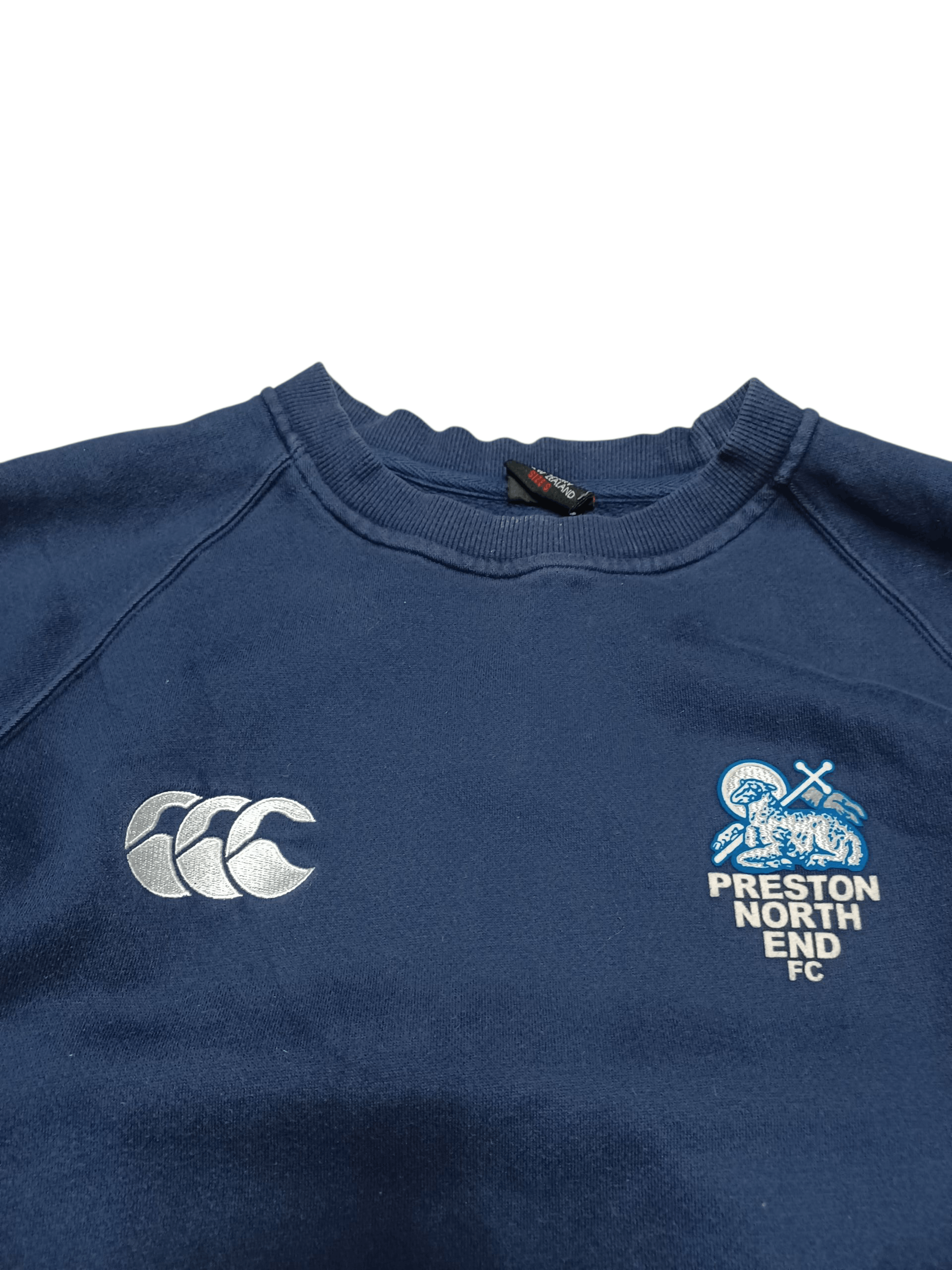 Canterbury of New Zealand PRESTON NORTH END VINTAGE 2009/2010 CANTERBURY SWEATSHIRT Size US S / EU 44-46 / 1 - 2 Thumbnail