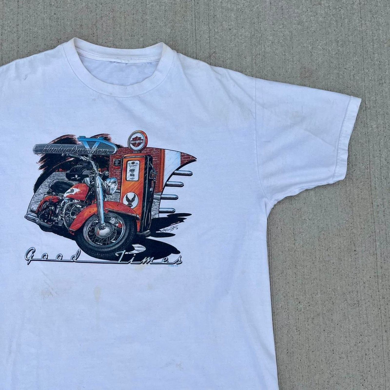Harley Davidson Vintage harley davidson tshirt size Size US XL / EU 56 / 4 - 2 Thumbnail
