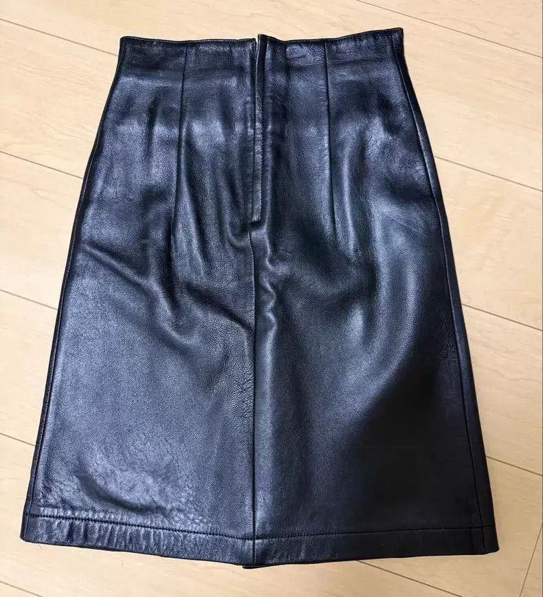 Junya Watanabe Junya Watanabe size S Lamb Leather Skirt Size 25" / US 0 / IT 36 - 2 Thumbnail