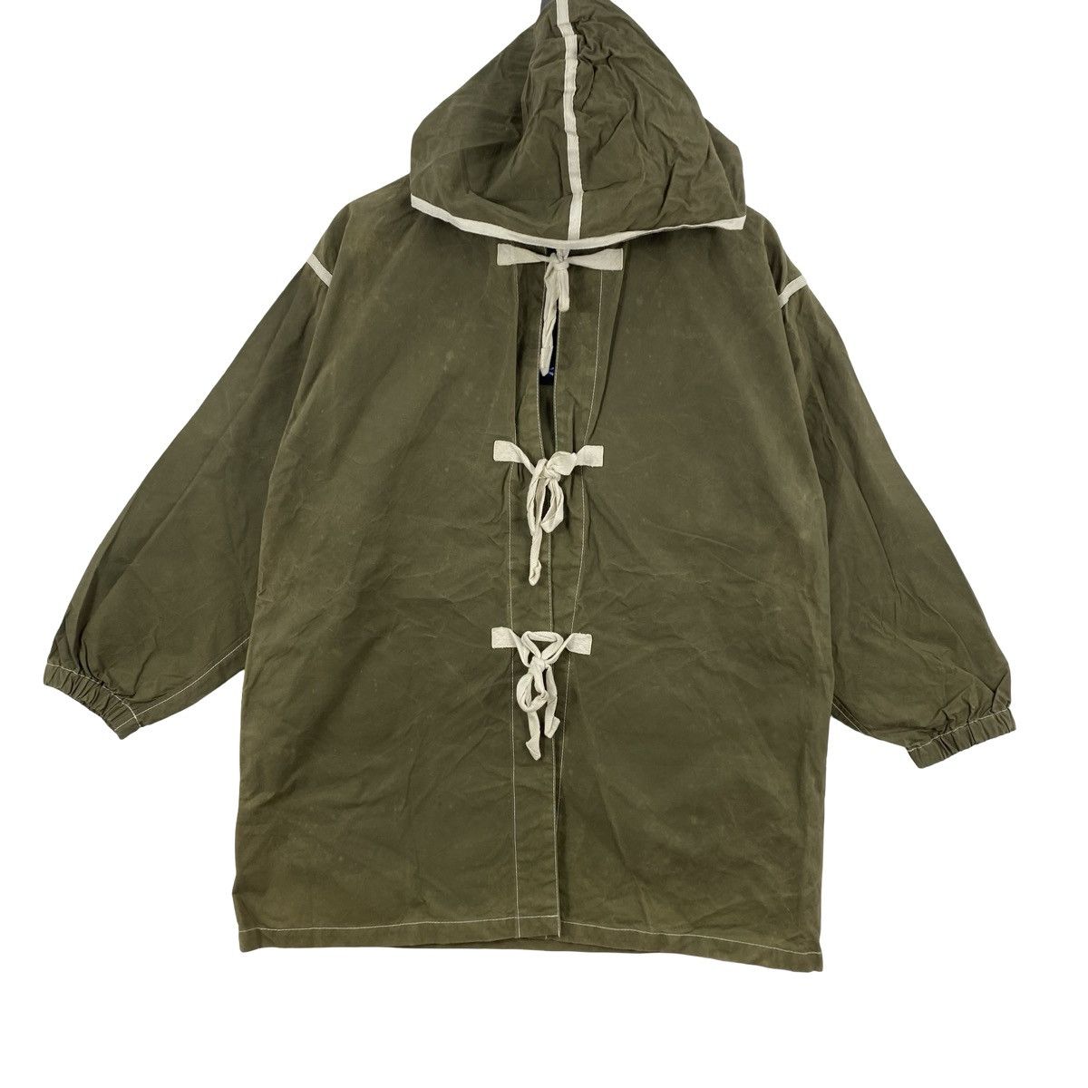 Vintage Vintage MENSWEAR OUTDOOR CLUB HALLY Stevensons Waxed Hooded Size US L / EU 52-54 / 3 - 5 Thumbnail