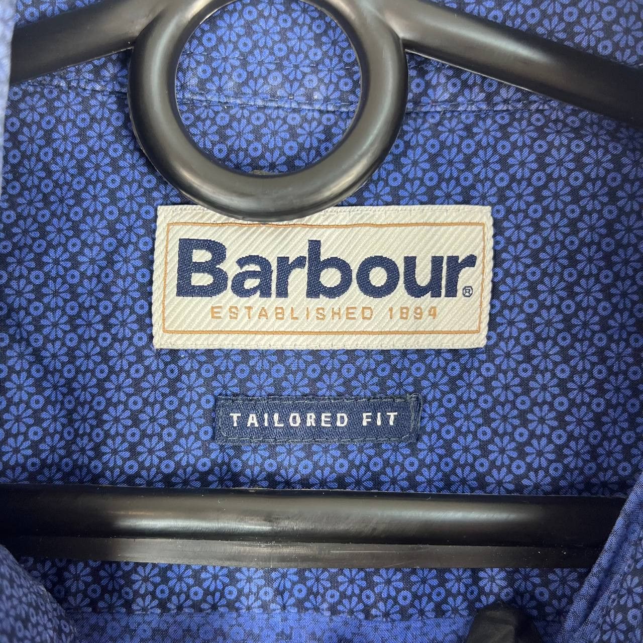 Barbour Barbour Tailored Fit Short Sleeve Button Down Shirt Size M Size US M / EU 48-50 / 2 - 2 Thumbnail