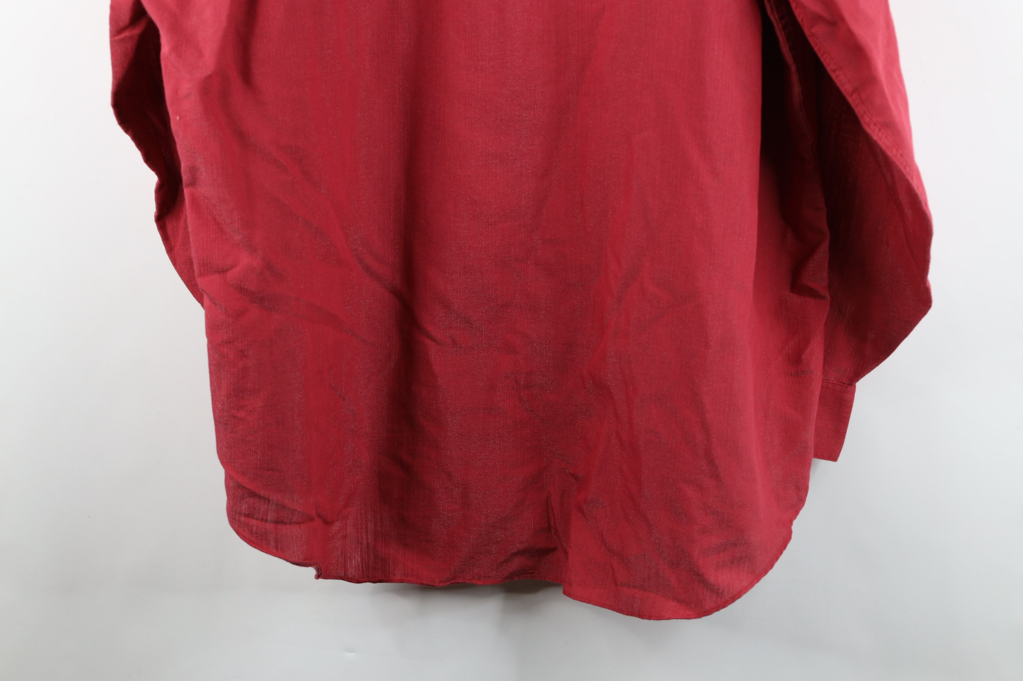 Fubu Vintage 90s Y2K FUBU Metallic Collared Button Shirt Red Size US L / EU 52-54 / 3 - 12 Thumbnail
