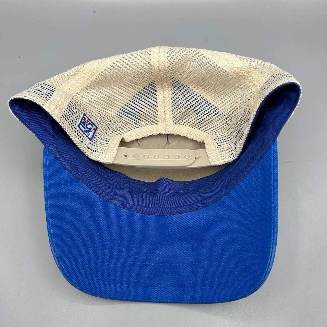 The Game Kansas Jayhawks NCAA Trucker Hat Men Blue White Snap Back Size ONE SIZE - 3 Thumbnail