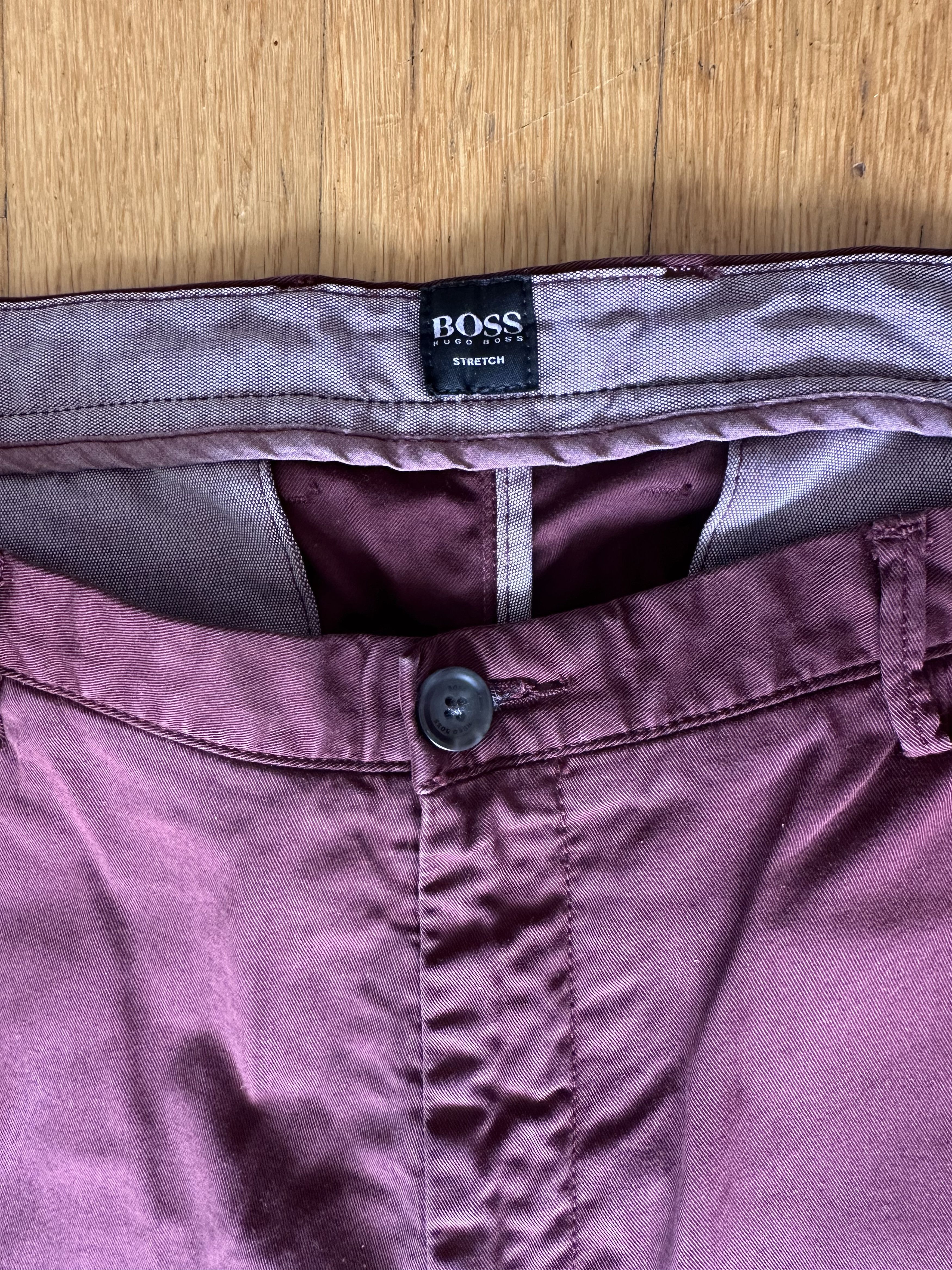 Hugo Boss Hugo Boss Maroon Stretch Chino Pants – EU 52 Made in Germany Size US 36 / EU 52 - 2 Thumbnail