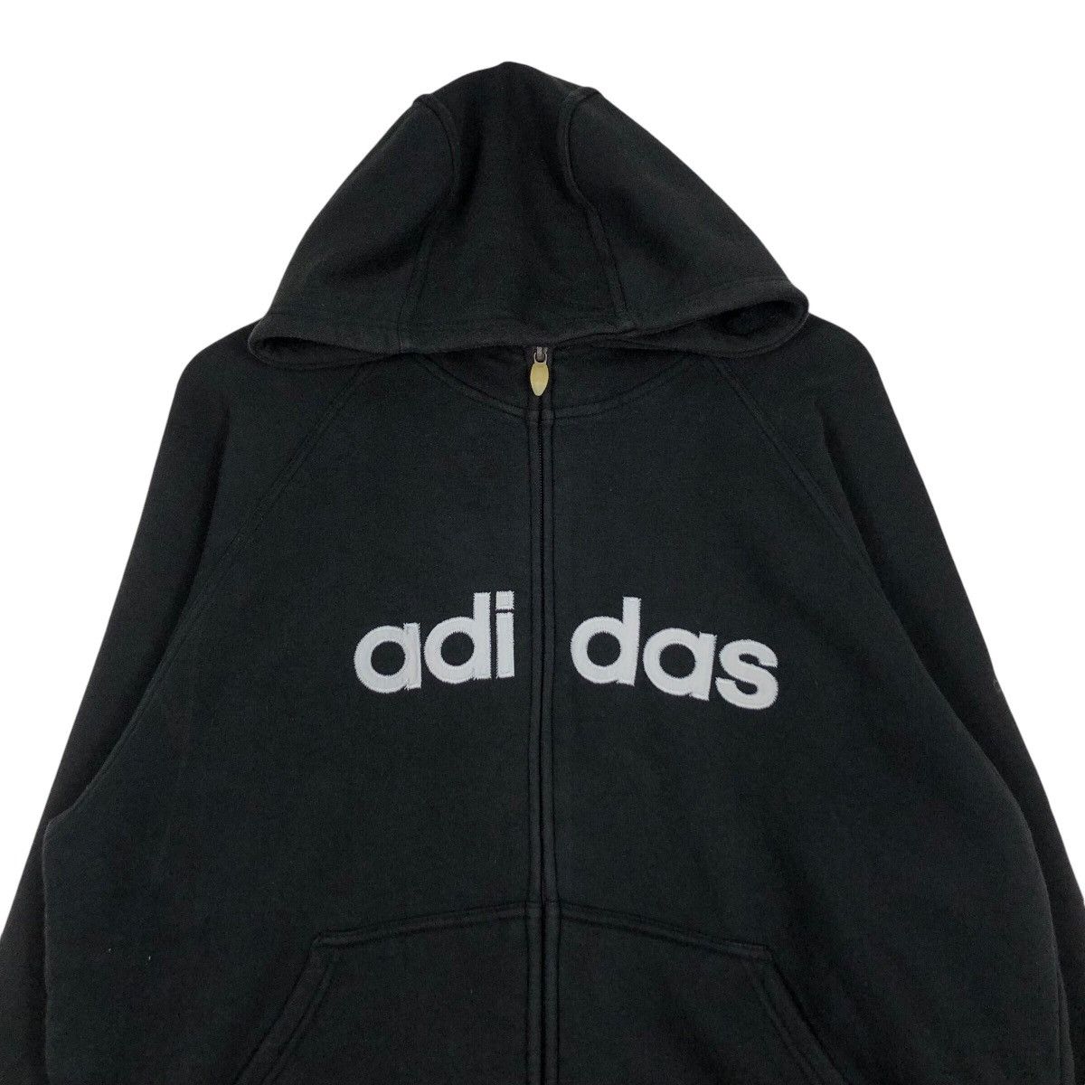 Adidas × Japanese Brand Adidas Spell Out Vintage Sweatshirt Hoodie Large Size US L / EU 52-54 / 3 - 2 Thumbnail
