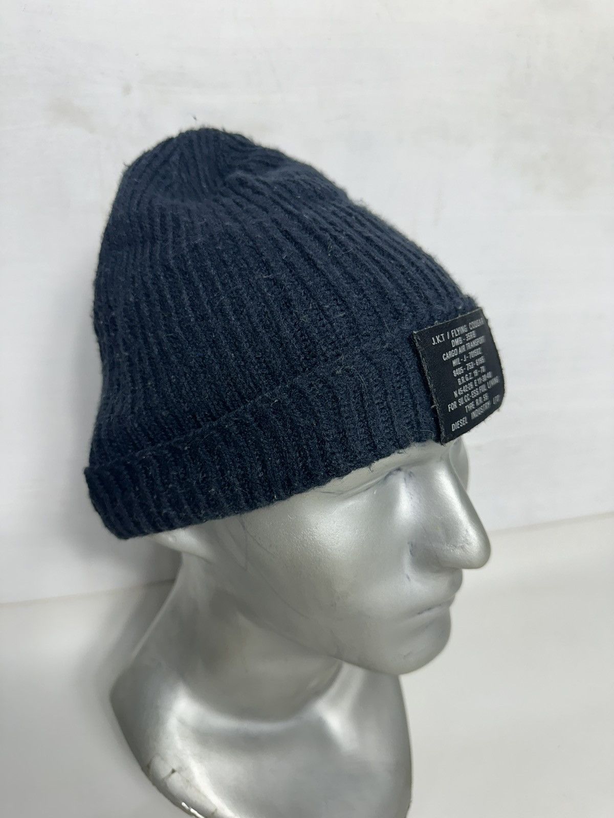 Diesel Diesel Beanie Hats with detachable Patch Logo Size ONE SIZE - 4 Thumbnail