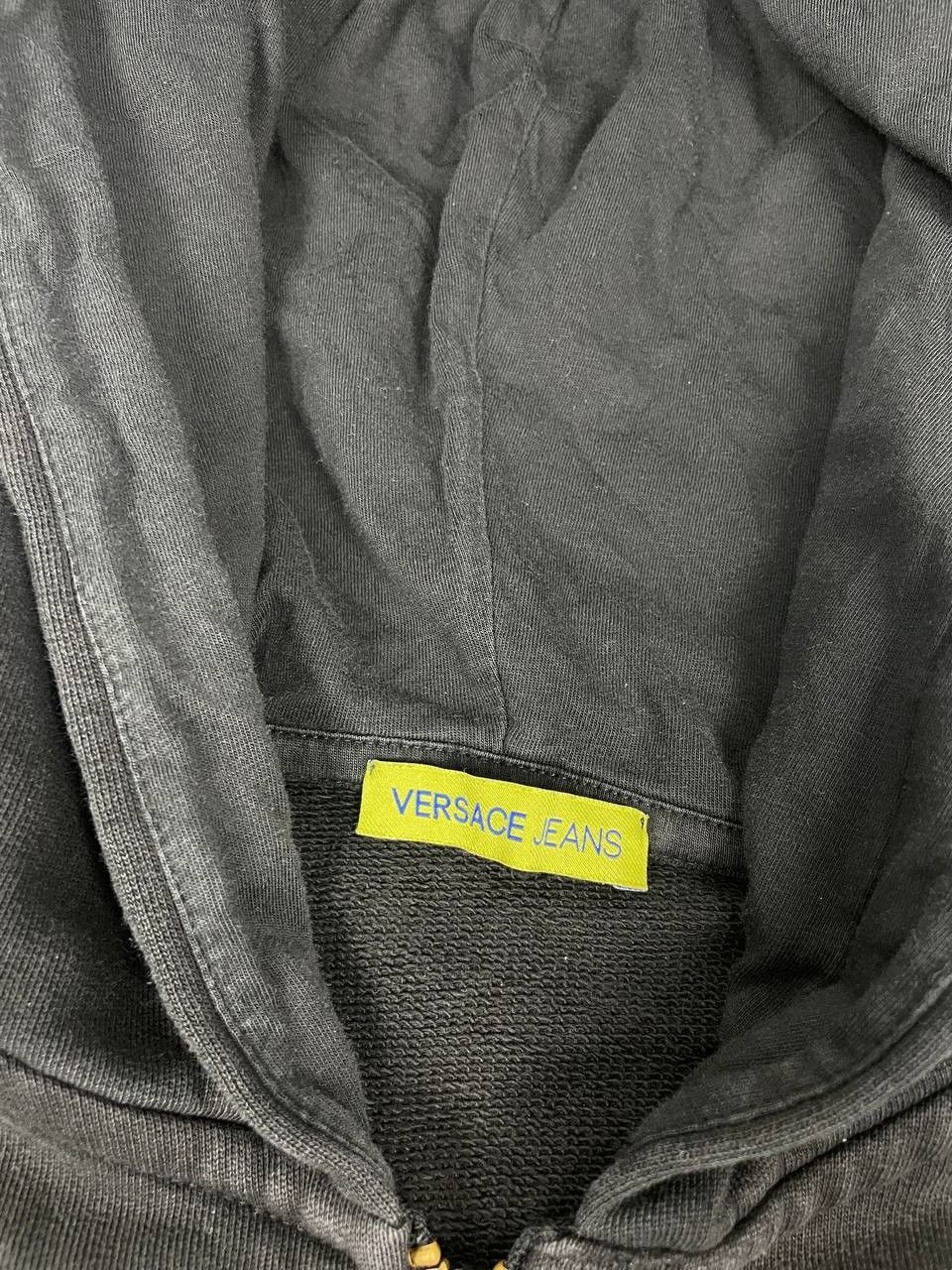 Versace × Versace Jeans Couture Vintage Versace Jeans Zip Hoodie Big Logo Pullover Luxury Size US S / EU 44-46 / 1 - 7 Thumbnail