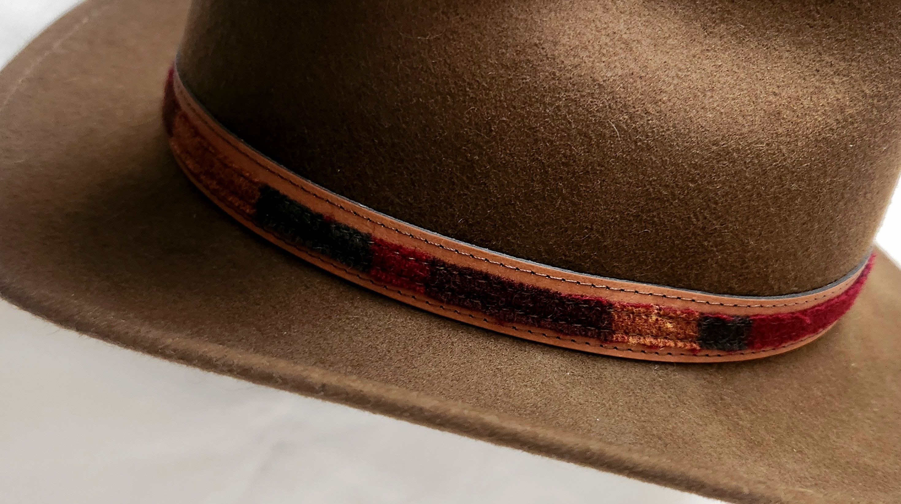 Vintage × Woolrich Woolen Mills Woolrich Vintage VTG Fedora Men’s SZ Large Brown Cowboy Size ONE SIZE - 6 Thumbnail