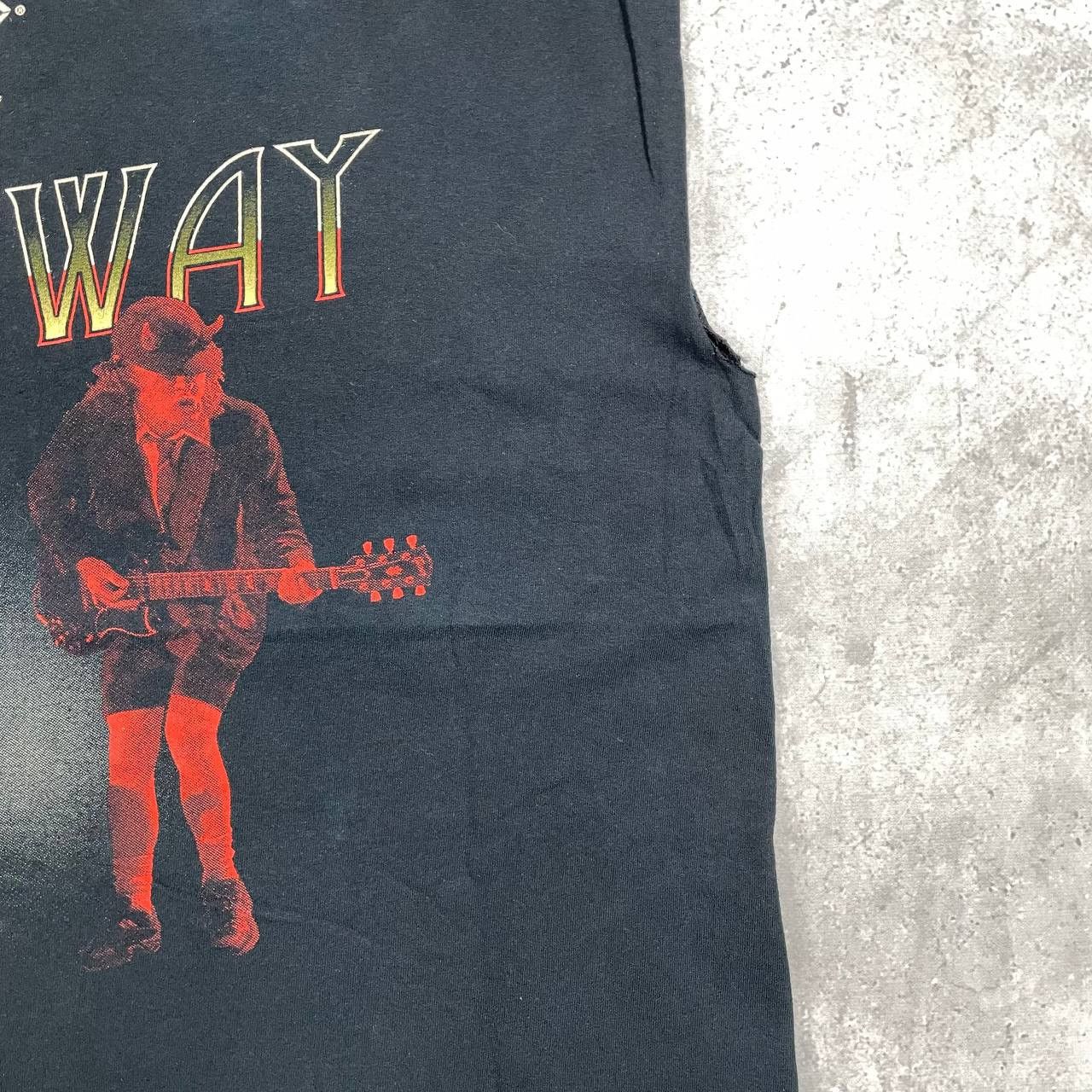 AC/DC Vintage 2000s ACDC Highway To Hell Sleeveless T Shirt Faded Size US XL / EU 56 / 4 - 12 Thumbnail
