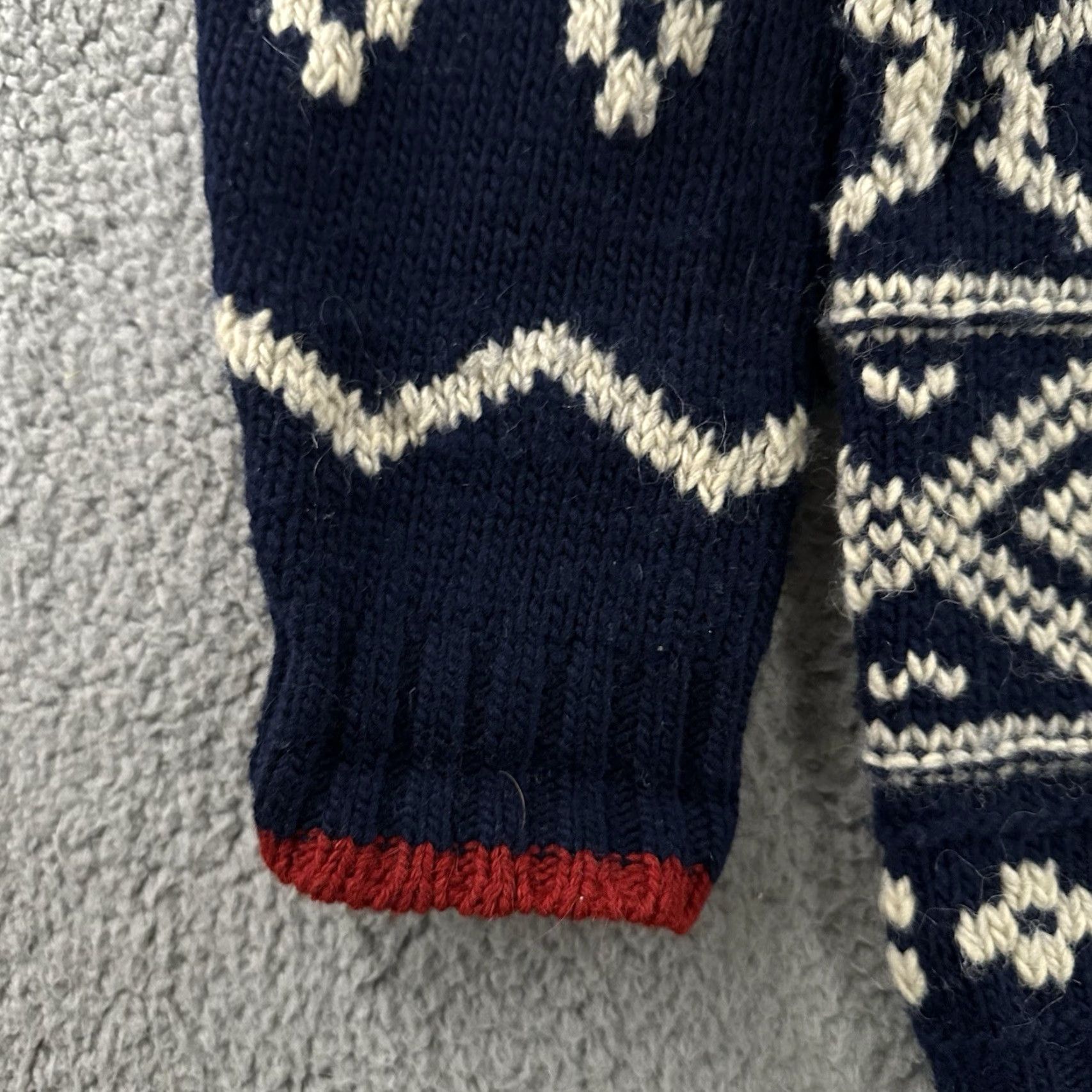 Ralph Lauren VINTAGE Ralph Lauren Womens Sweater Blue Size Large Snowflake 1995 Wool Alpaca Pullover KnIT Womens/Large/Blue Snowflake Vintage 1995 Wool Alpaca Size L / US 10 / IT 46 - 6 Thumbnail