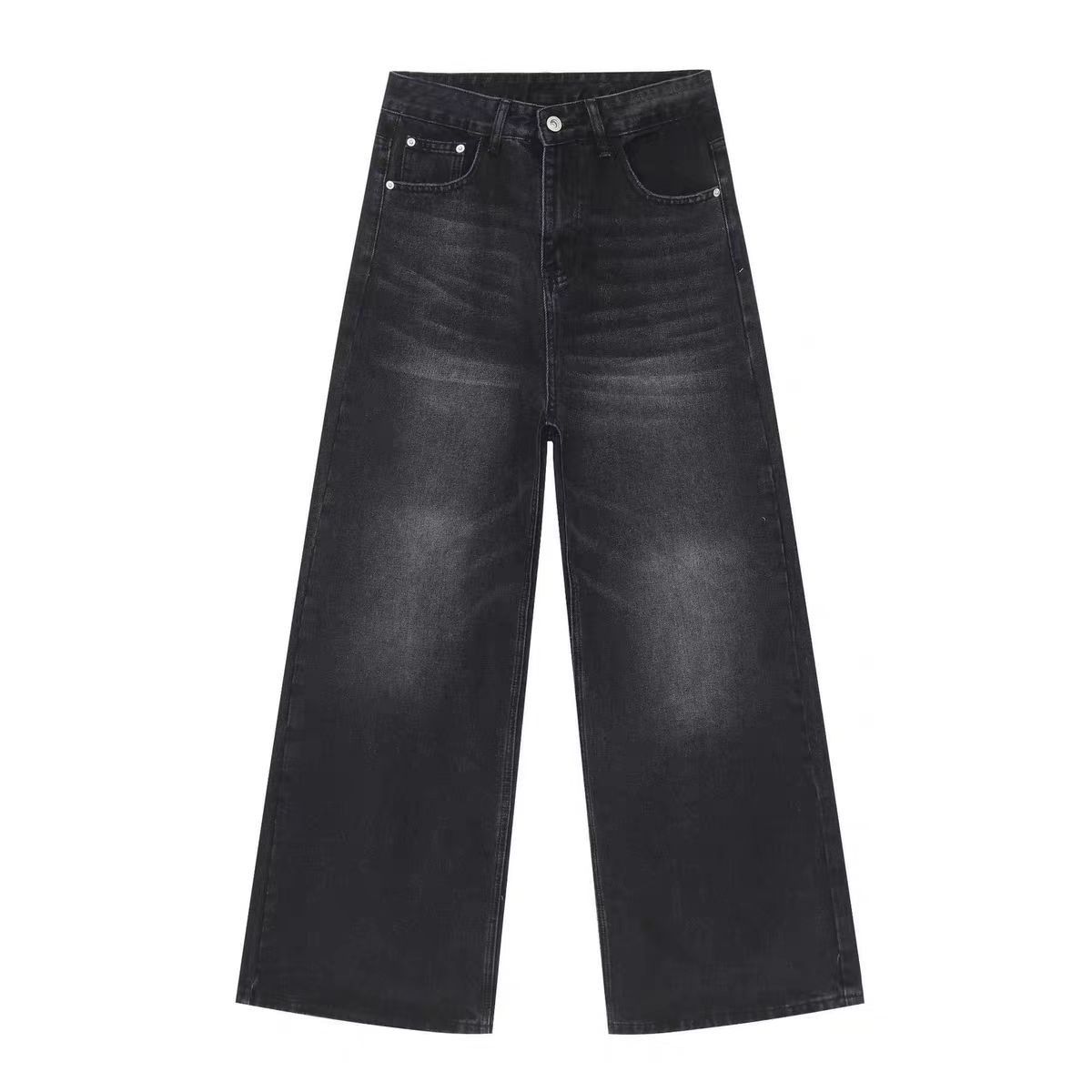 Japanese Brand × Vintage Vintage Black and Gray Washed Loose Minimalist Jeans Size US 32 / EU 48 - 6 Thumbnail