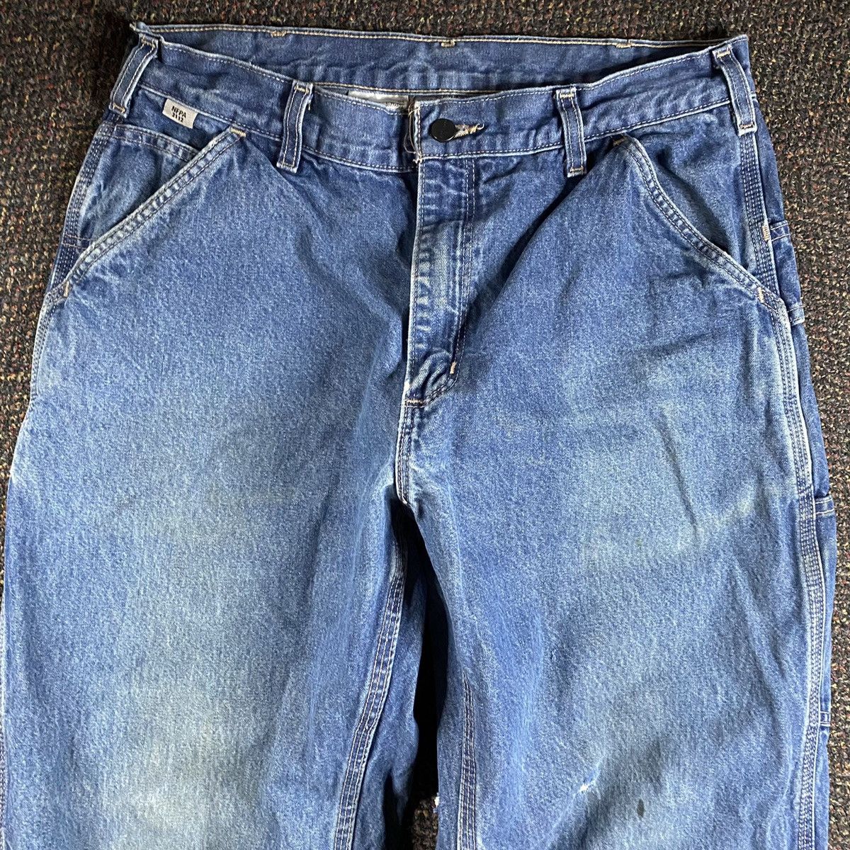 Carhartt × Vintage Vintage Carhartt Fire Resistant Denim Jeans Size US 34 / EU 50 - 5 Thumbnail