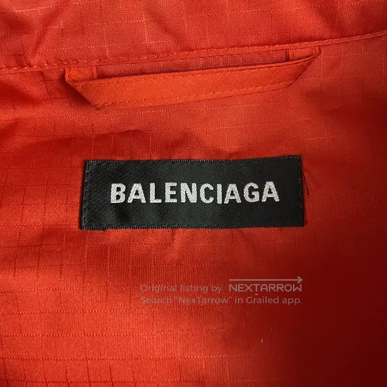 Balenciaga Balenciaga Red-blue color block letter logo windbreaker Size US S / EU 44-46 / 1 - 6 Thumbnail