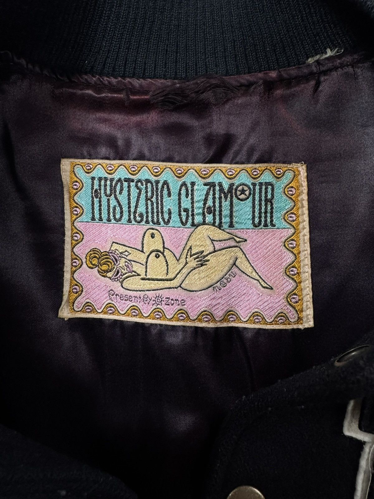 Hysteric Glamour 1980s Hysteric Glamour Black ‘Toy Robot’ Varsity Jacket Size US L / EU 52-54 / 3 - 4 Thumbnail
