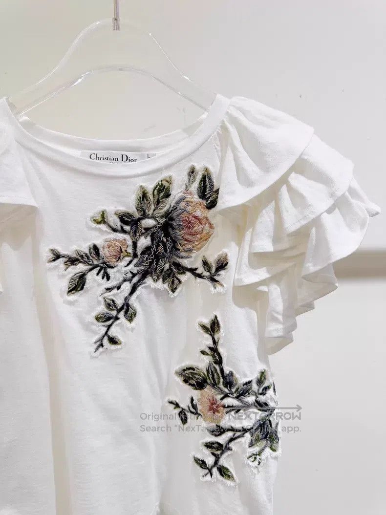 Dior Dior 24 spring and summer heavy industry embroidery short Size XS / US 0-2 / IT 36-38 - 3 Thumbnail