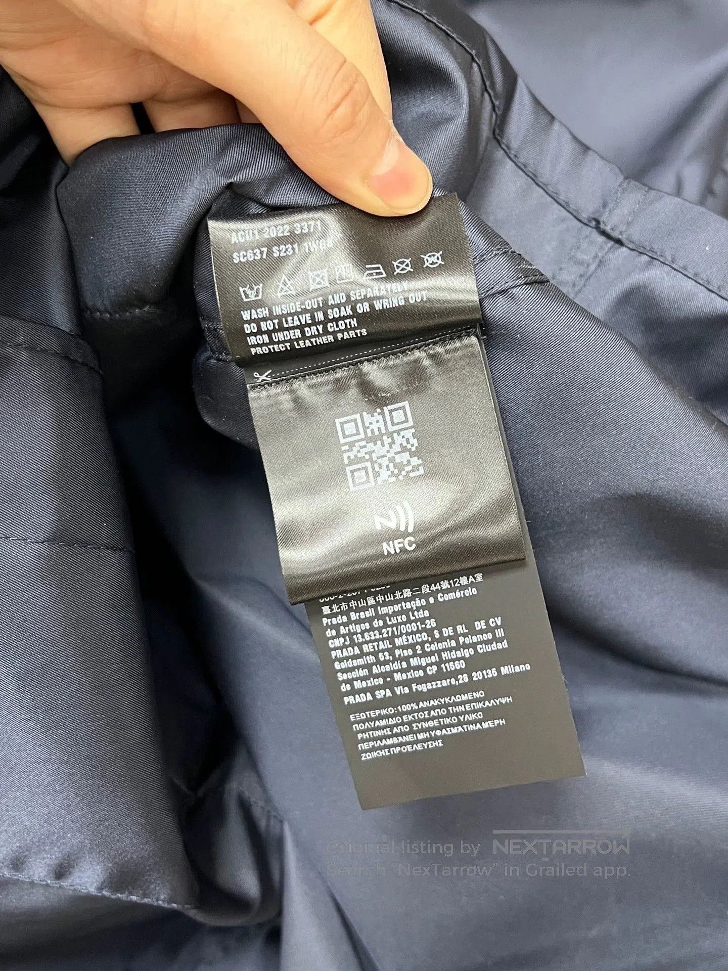 Prada Prada Utility Nylon Short Sleeve Shirt. Size US M / EU 48-50 / 2 - 5 Thumbnail