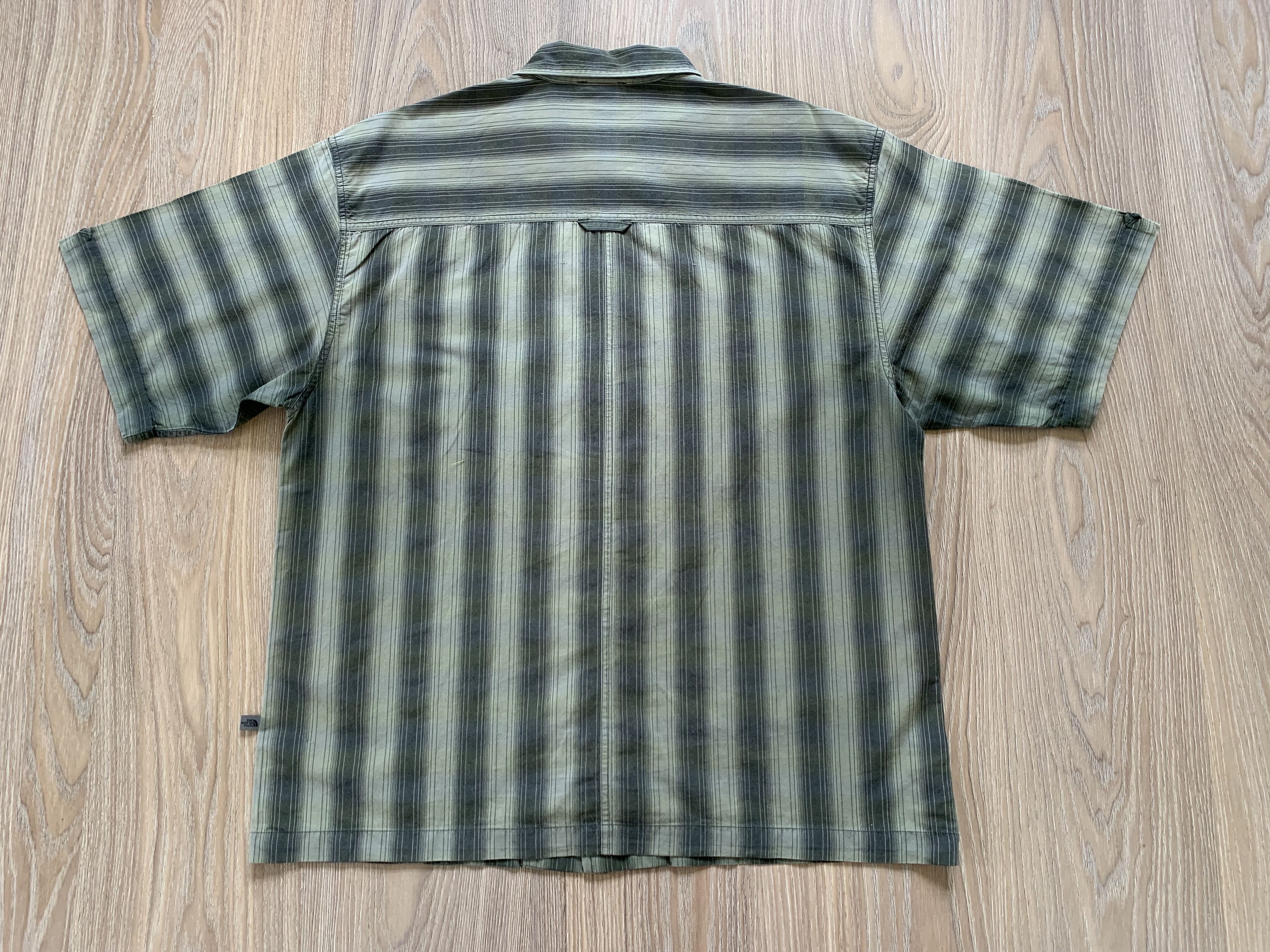 The North Face × Vintage The North Face A5 Series Stripe Short Sleeve Trekking Shirt Size US M / EU 48-50 / 2 - 3 Thumbnail