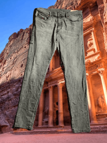 Diesel × Vintage Vintage Diesel Jeans Distressed Faded Wide Y2K Size US 33 - 1 Thumbnail
