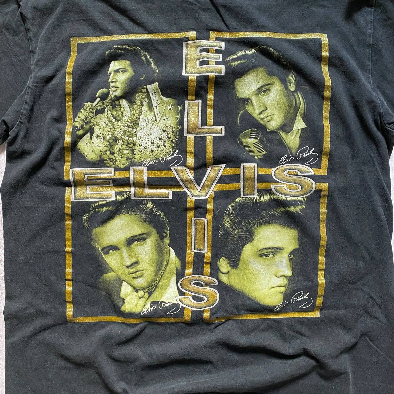 Band Tees × Vintage VINTAGE 90S ELVIS PRESLEY AMAZING BAND T SHIRT 169 Size US XL / EU 56 / 4 - 2 Thumbnail